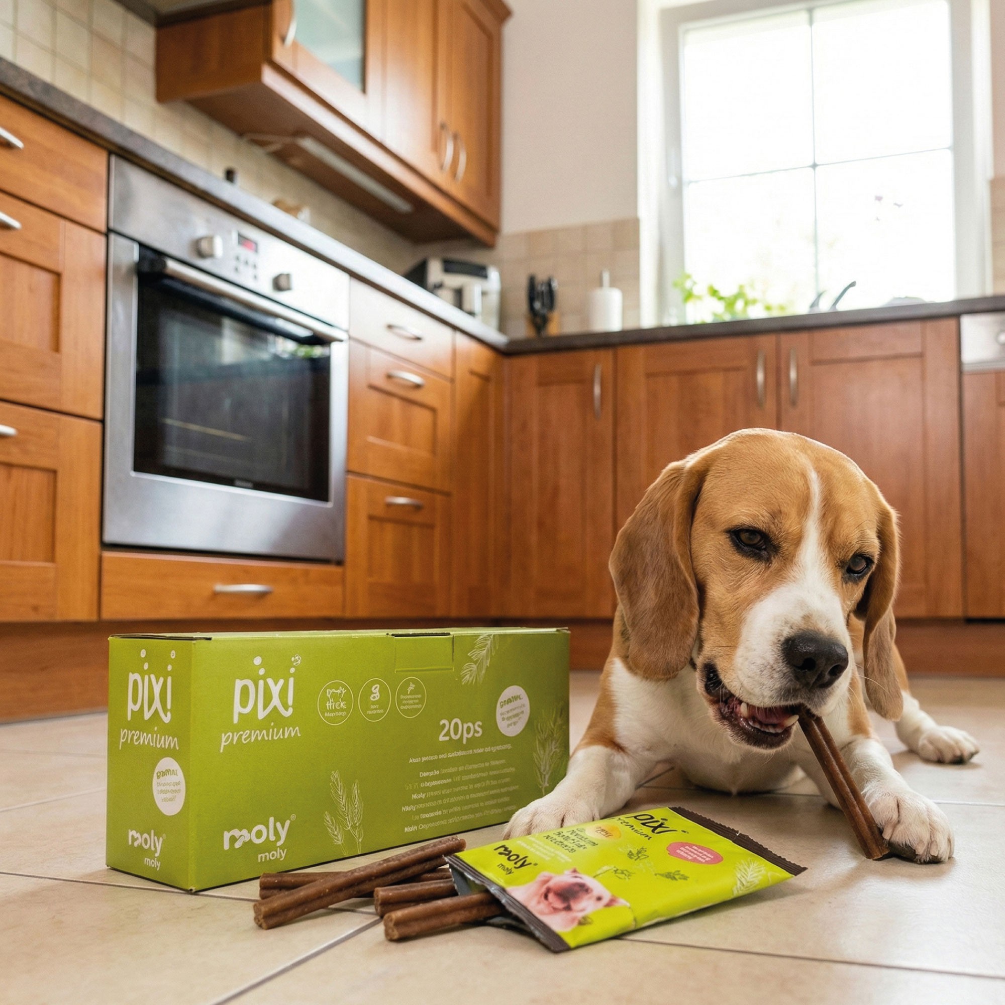 Expositor Barrita Snack de Pollo 8 Unidades 200 g | Premio Natural y Alto en Proteína para Perros