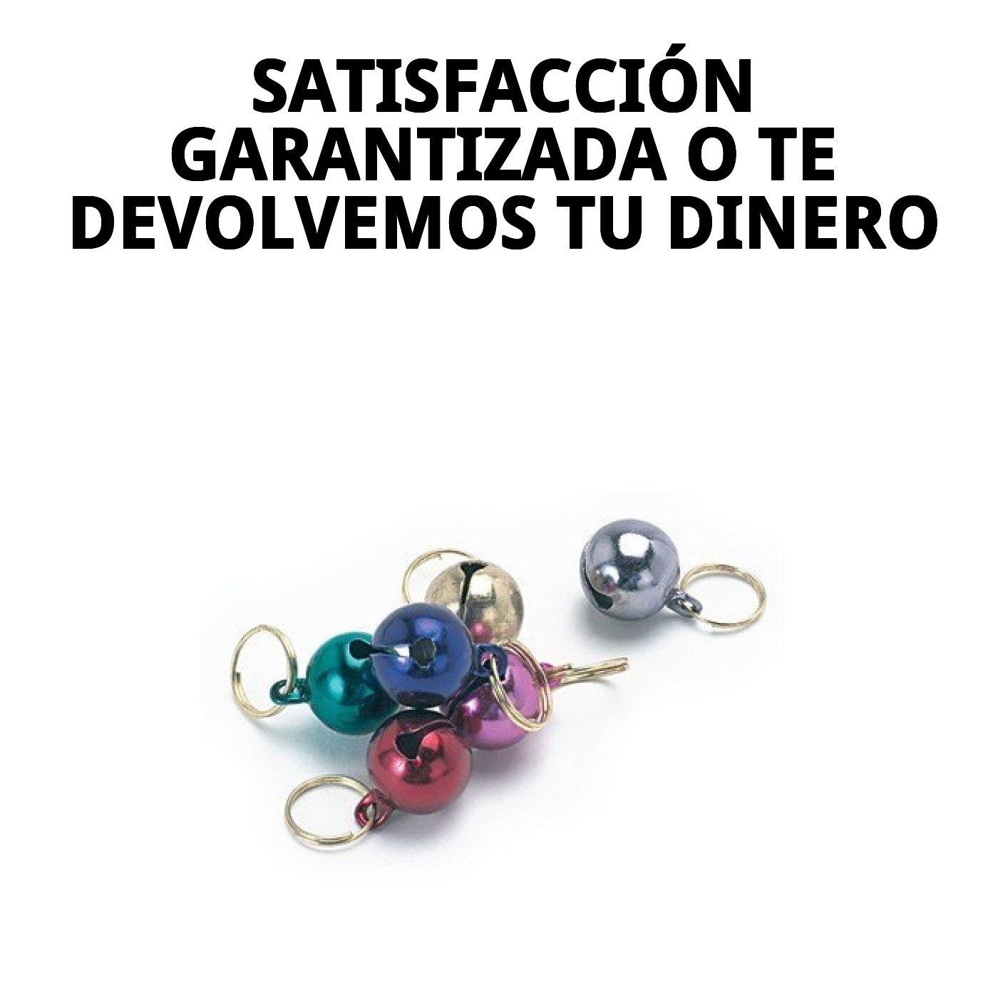 Expositor de 24 Cascabeles para Collar con Sonido | Colores Surtidos para Perros y Gatos – Moly