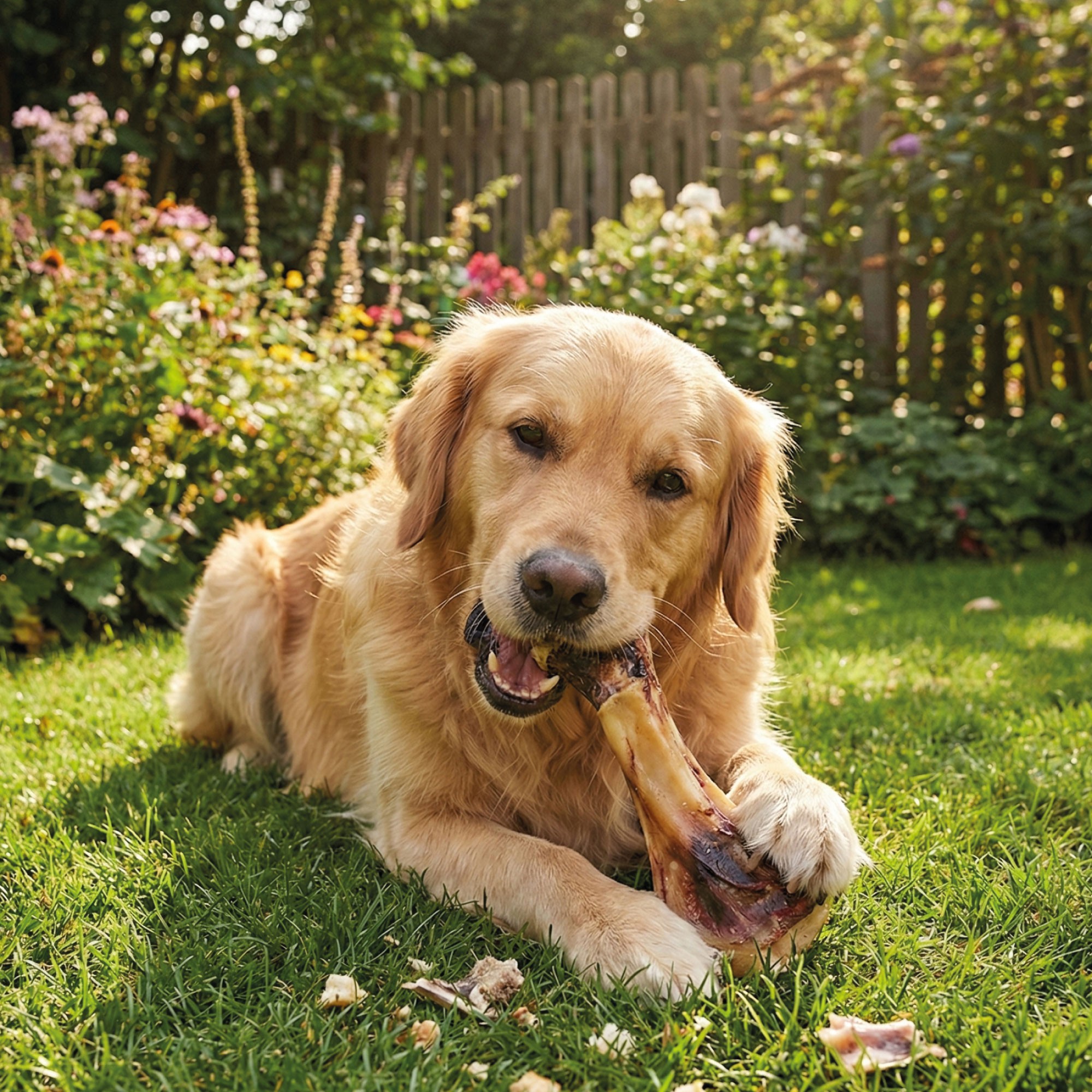 Expositor Moly con 12 Medios Huesos de Jamón | Snack Natural para Perros