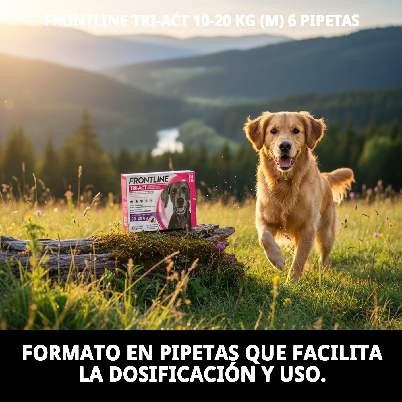 FRONTLINE TRI-ACT 10-20 KG (M) 6 PIPETAS