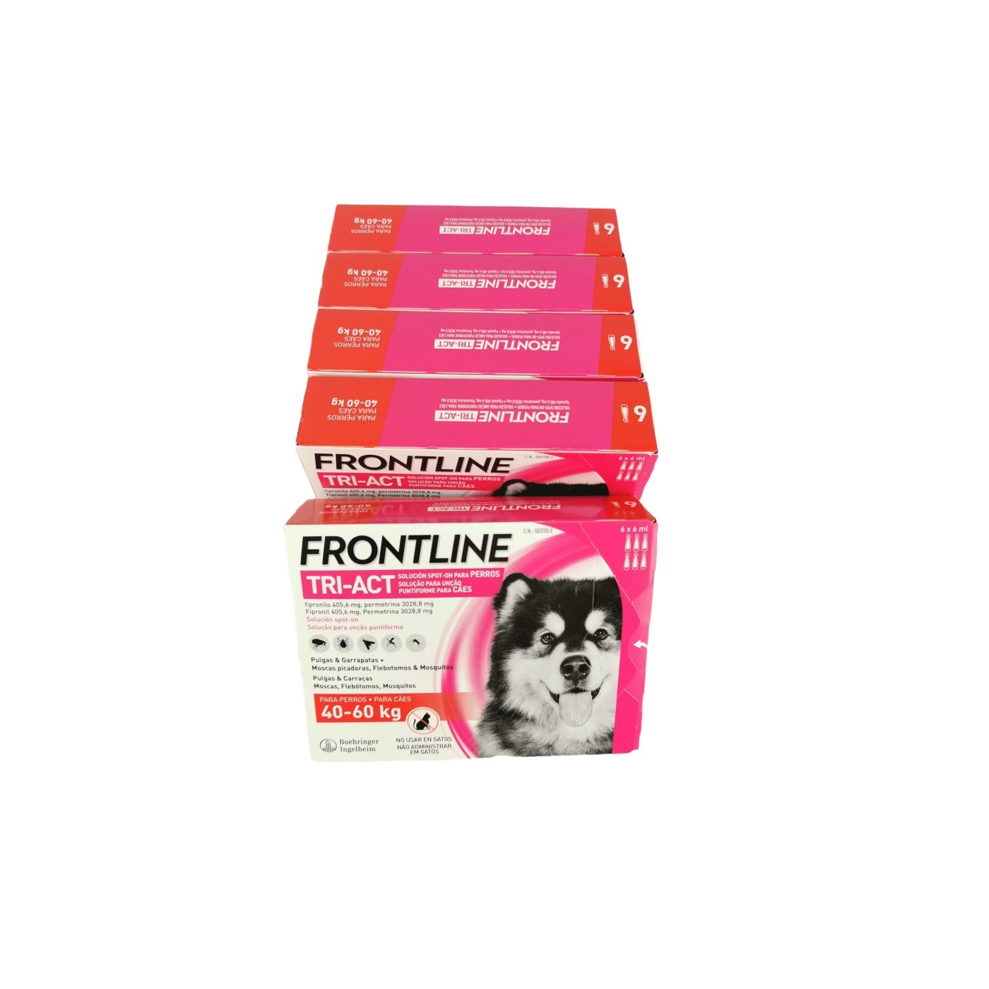 FRONTLINE TRI-ACT 40-60 KG (XL)  6 PIPETAS