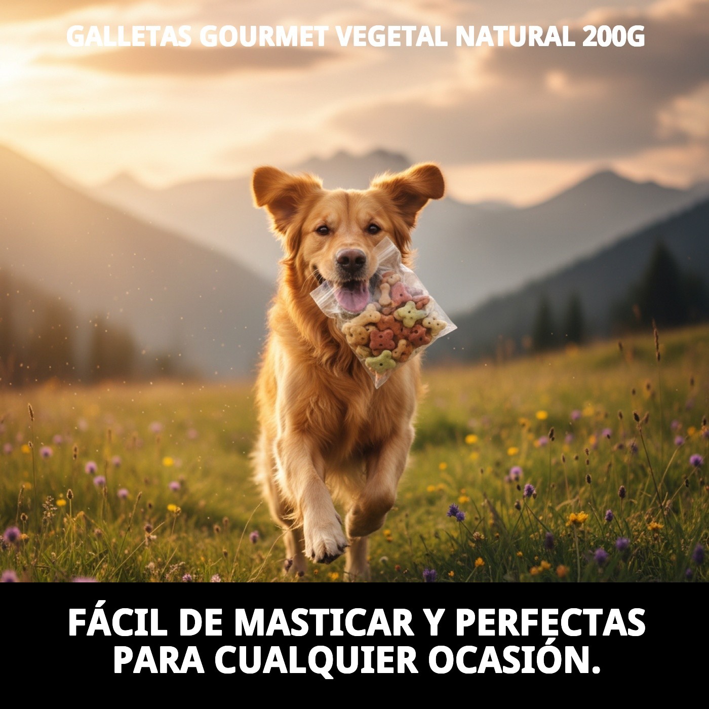 Galletas Gourmet Vegetal Natural 200 g Moly | Snack Saludable y Ligero para Perros