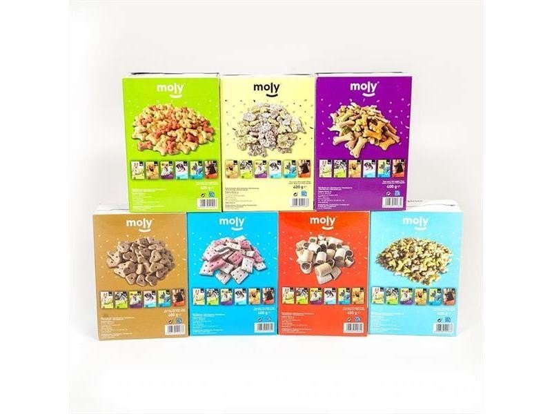 Galletas Gourmet Vegetales 400 g | Snack Natural, Ligero y Saludable para Perros – Moly