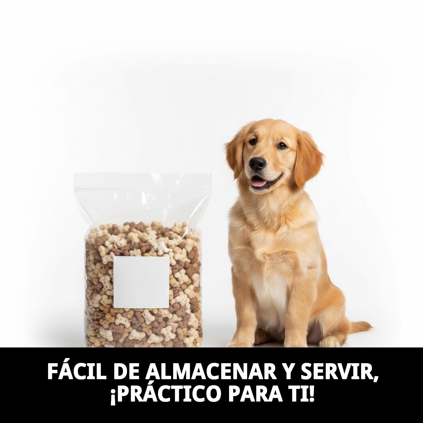 Galletas Puppy 2 kg en Granel | Snack Suave y Nutritivo para Cachorros – Moly
