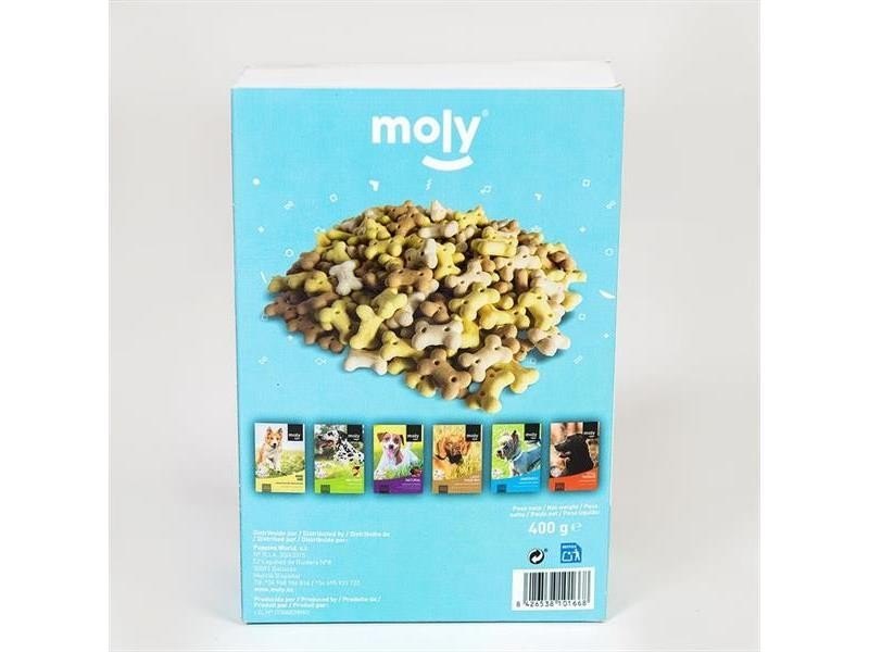 Galletas Puppy 400 g Moly | Snack Suave y Nutritivo para Cachorro