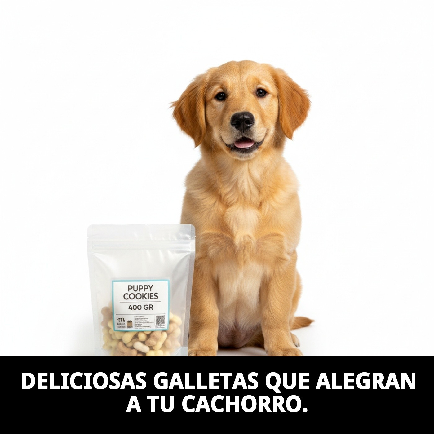 Galletas Puppy 400 g Moly | Snack Suave y Nutritivo para Cachorro