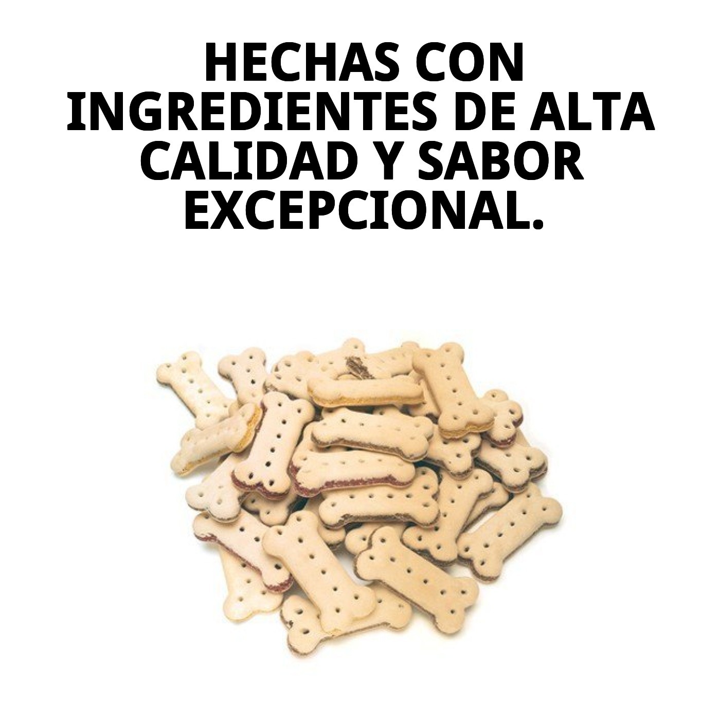 Galletas Sándwich 2 kg en Granel | Snack Crujiente y Relleno para Perros – Moly