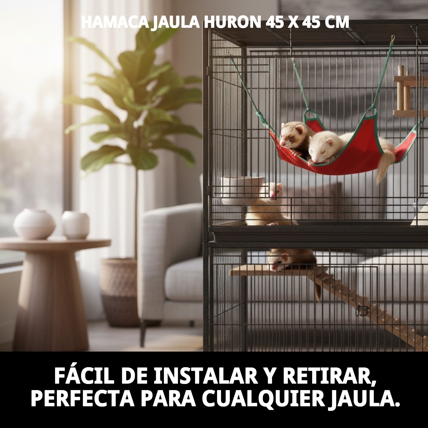 HAMACA JAULA HURON 45 X 45 cm