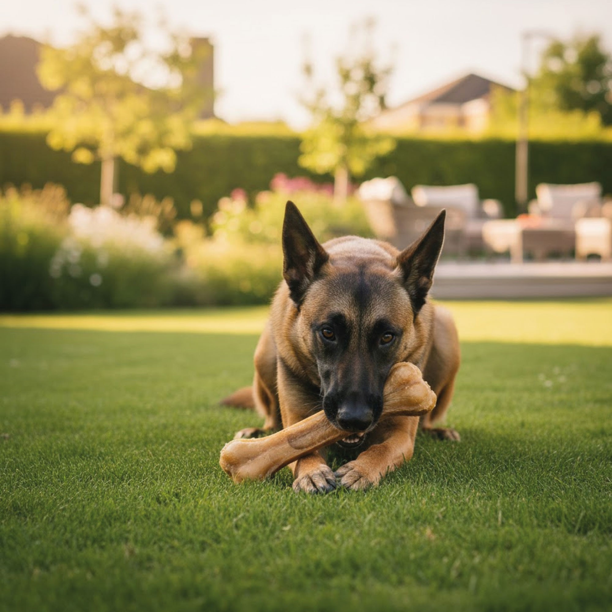 Hueso Prensado 26 cm Moly | Snack Natural y Resistente para Perros Medianos y Grandes