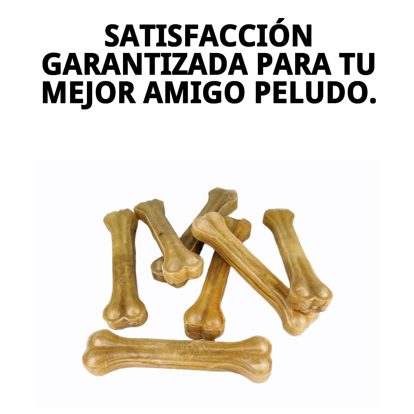 Huesos Prensados 11 cm en Bolsa de 20 Unidades | Snack Natural para Perros Pequeños – Moly