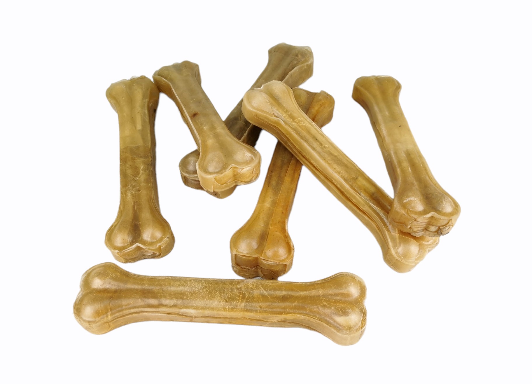 Huesos Prensados 11 cm en Bolsa de 20 Unidades | Snack Natural para Perros Pequeños – Moly