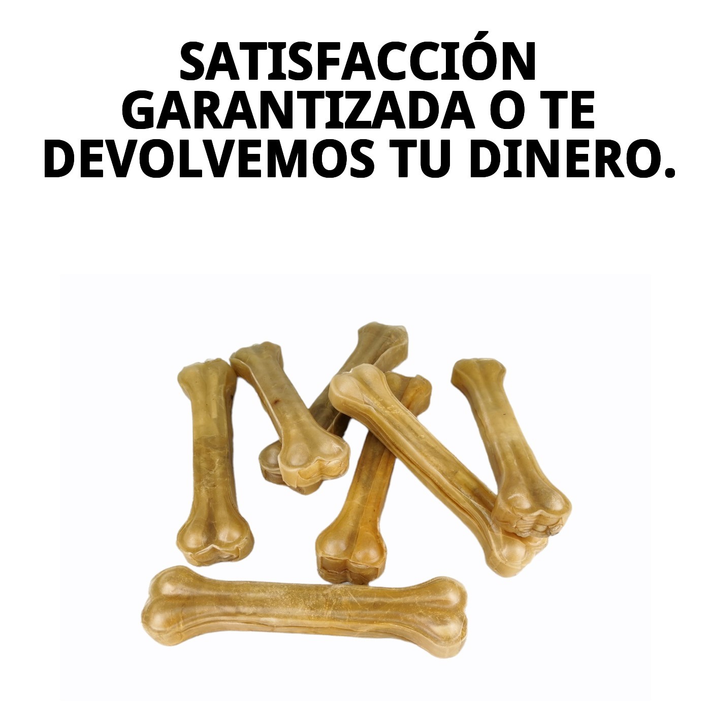 Huesos Prensados 16 cm en Bolsa de 22 Unidades | Snack Natural para Perros – Moly