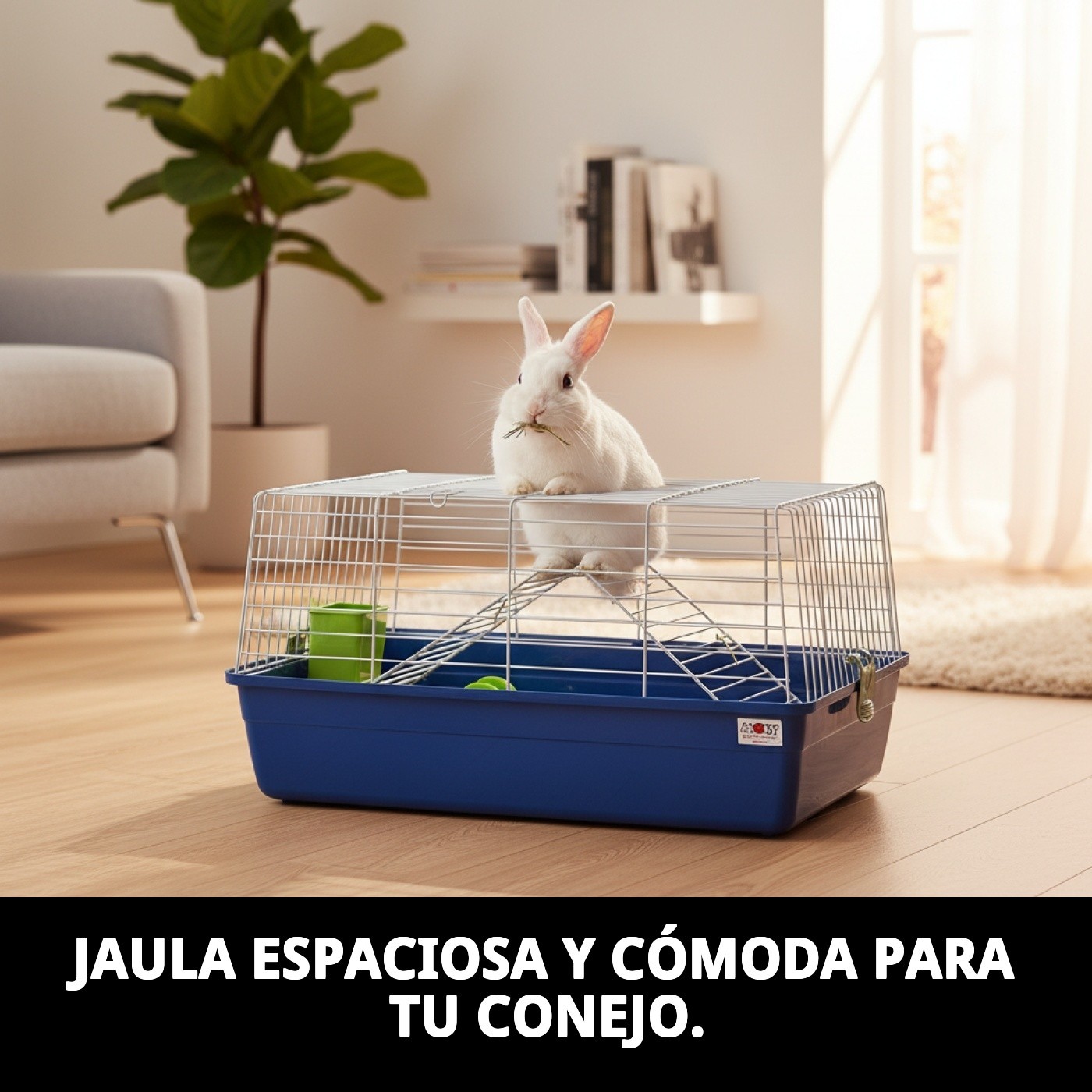 JAULA CONEJO 85 X 49 X 38 CM