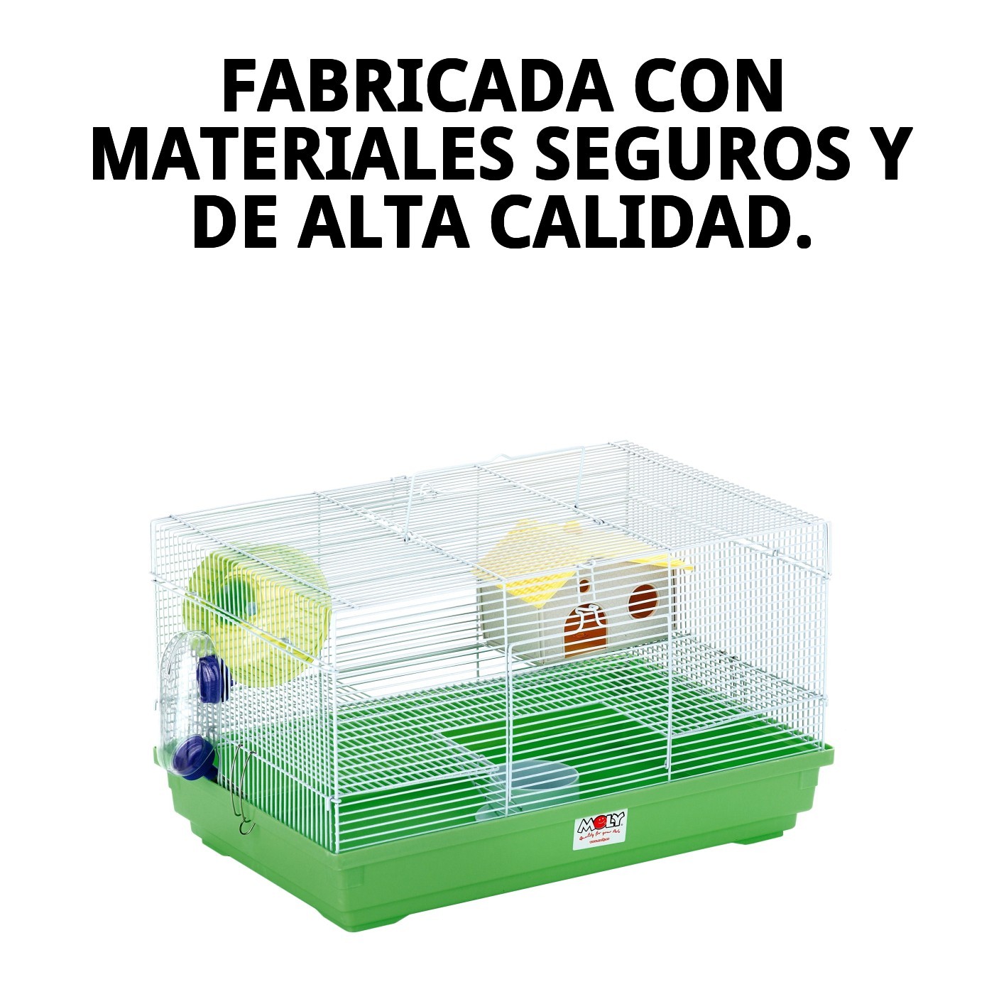 JAULA HAMSTER 1 PISO 47 X 30 X 27 CM.