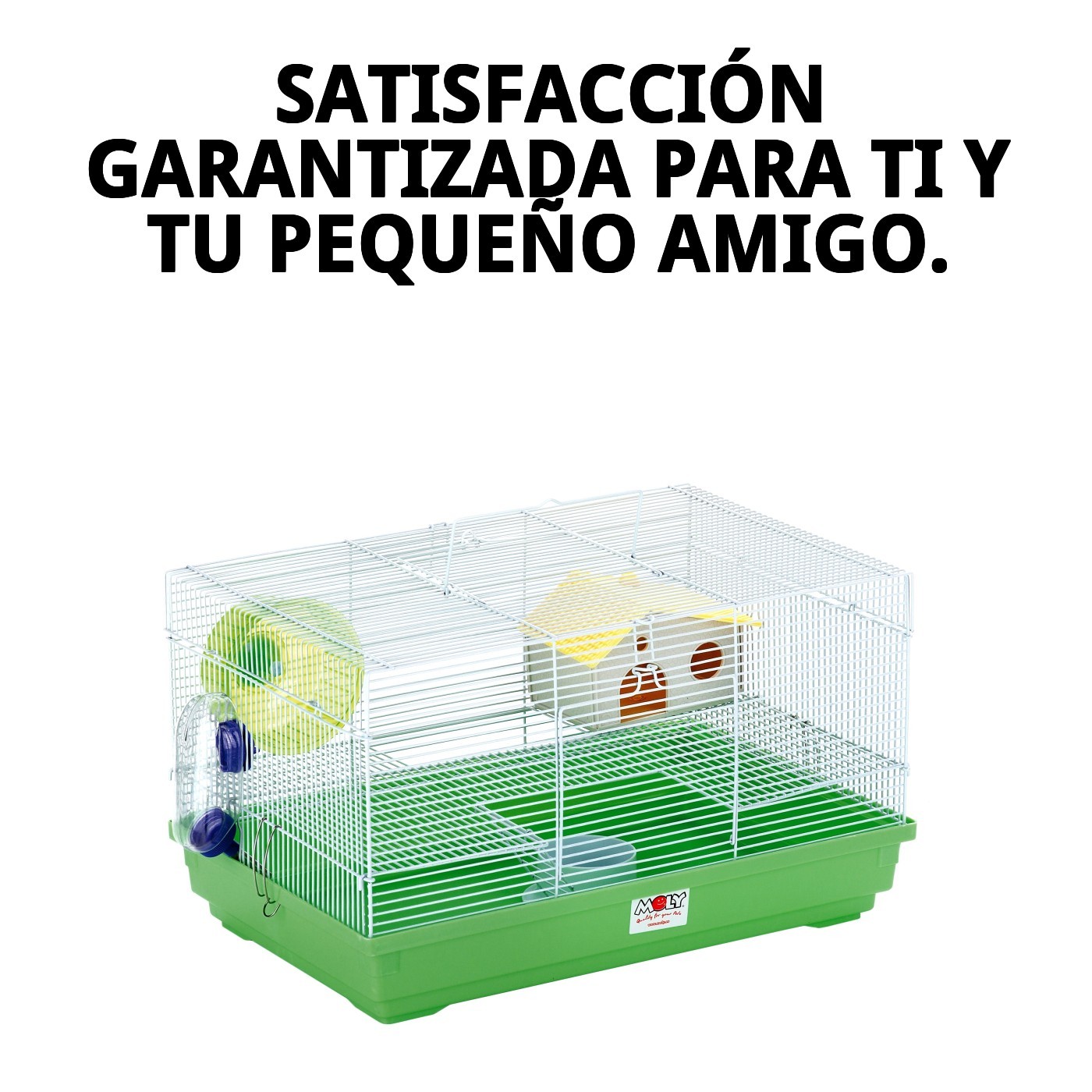 JAULA HAMSTER 1 PISO 47 X 30 X 27 CM.