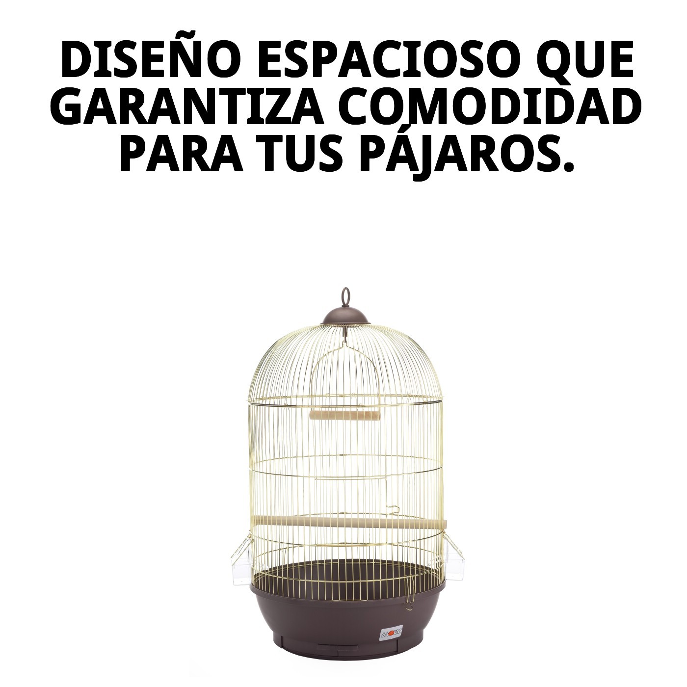 JAULA JAMAICA DORADA 70 X 40 CM.