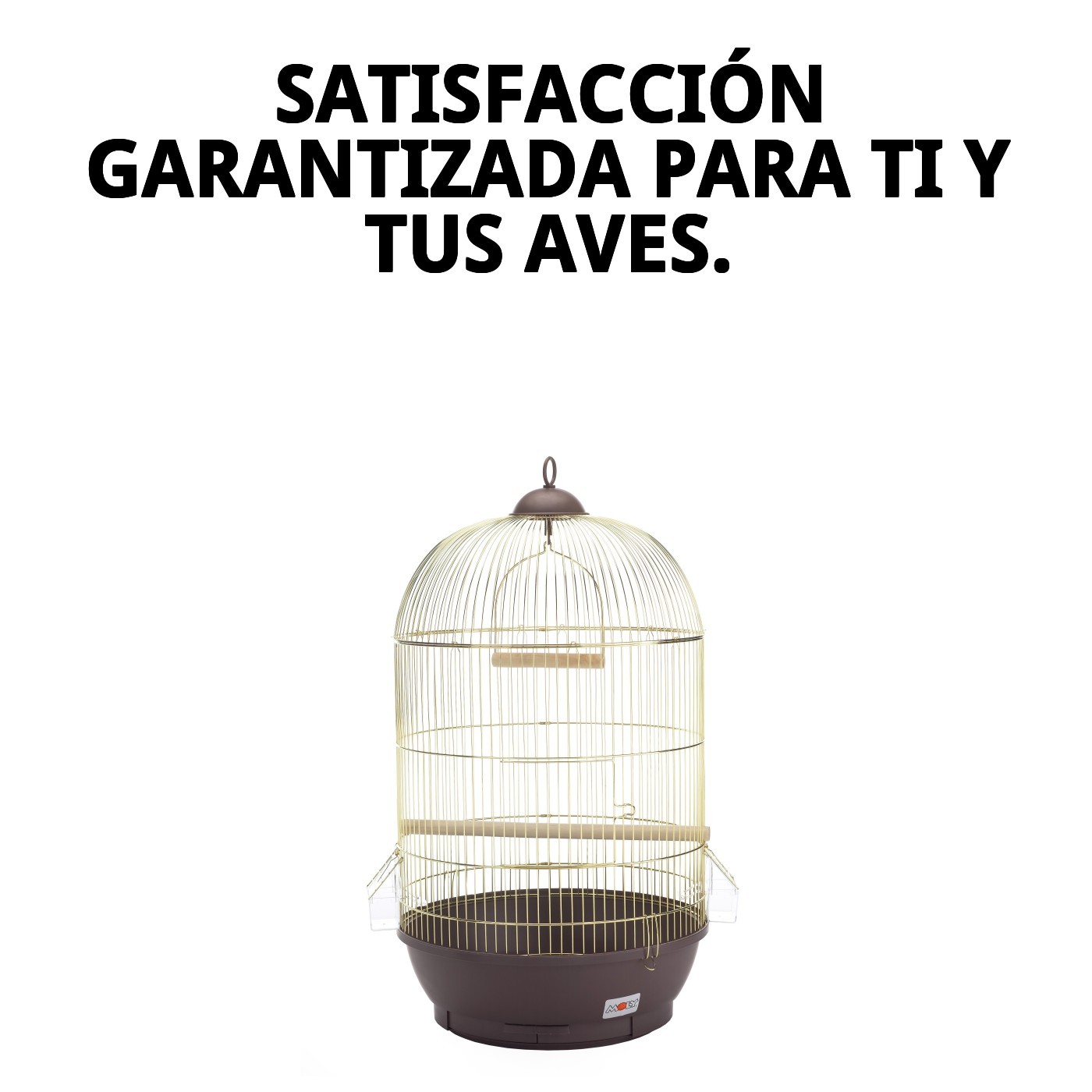 JAULA JAMAICA DORADA 70 X 40 CM.