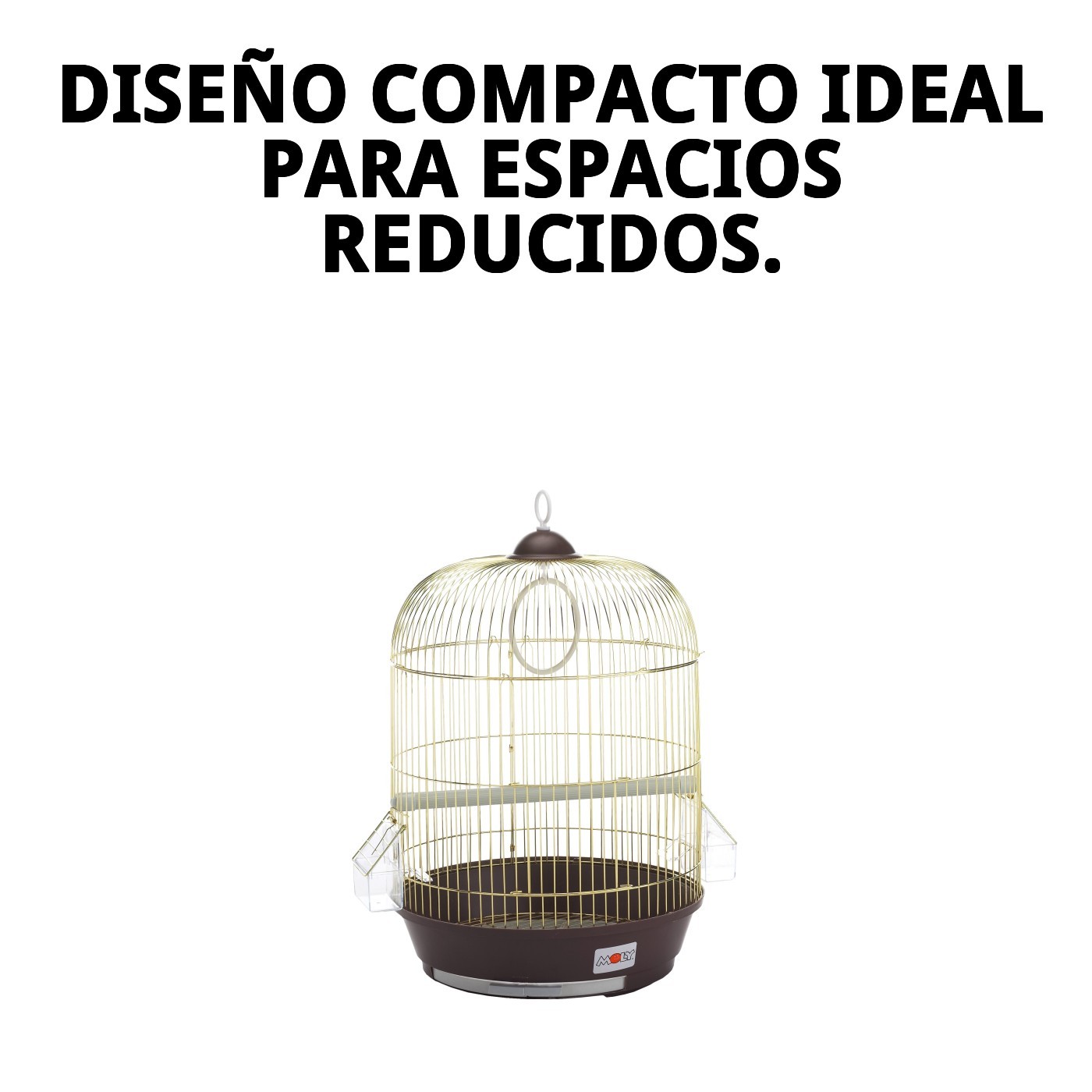 JAULA MANILA DORADA 53 X 33 CM.