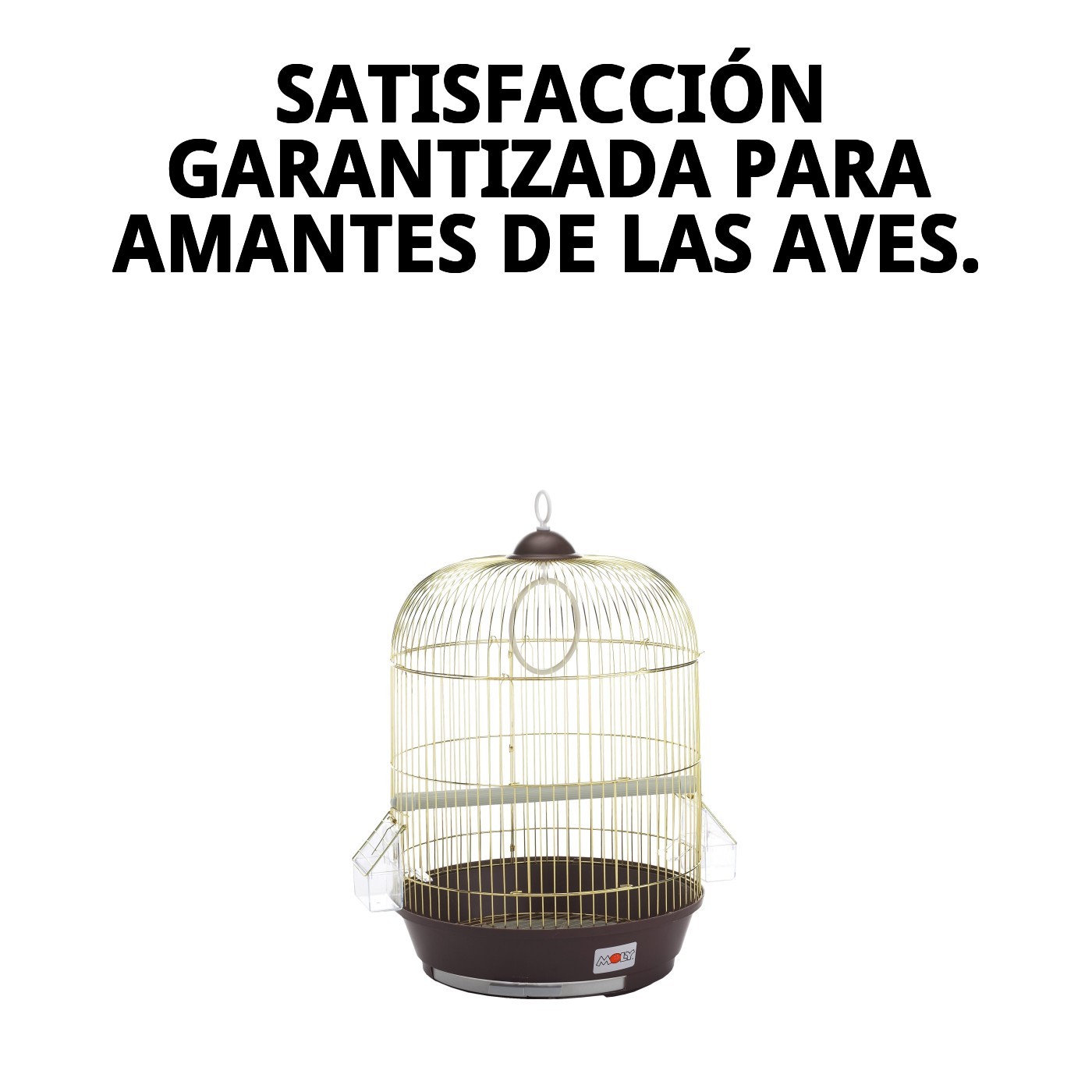 JAULA MANILA DORADA 53 X 33 CM.