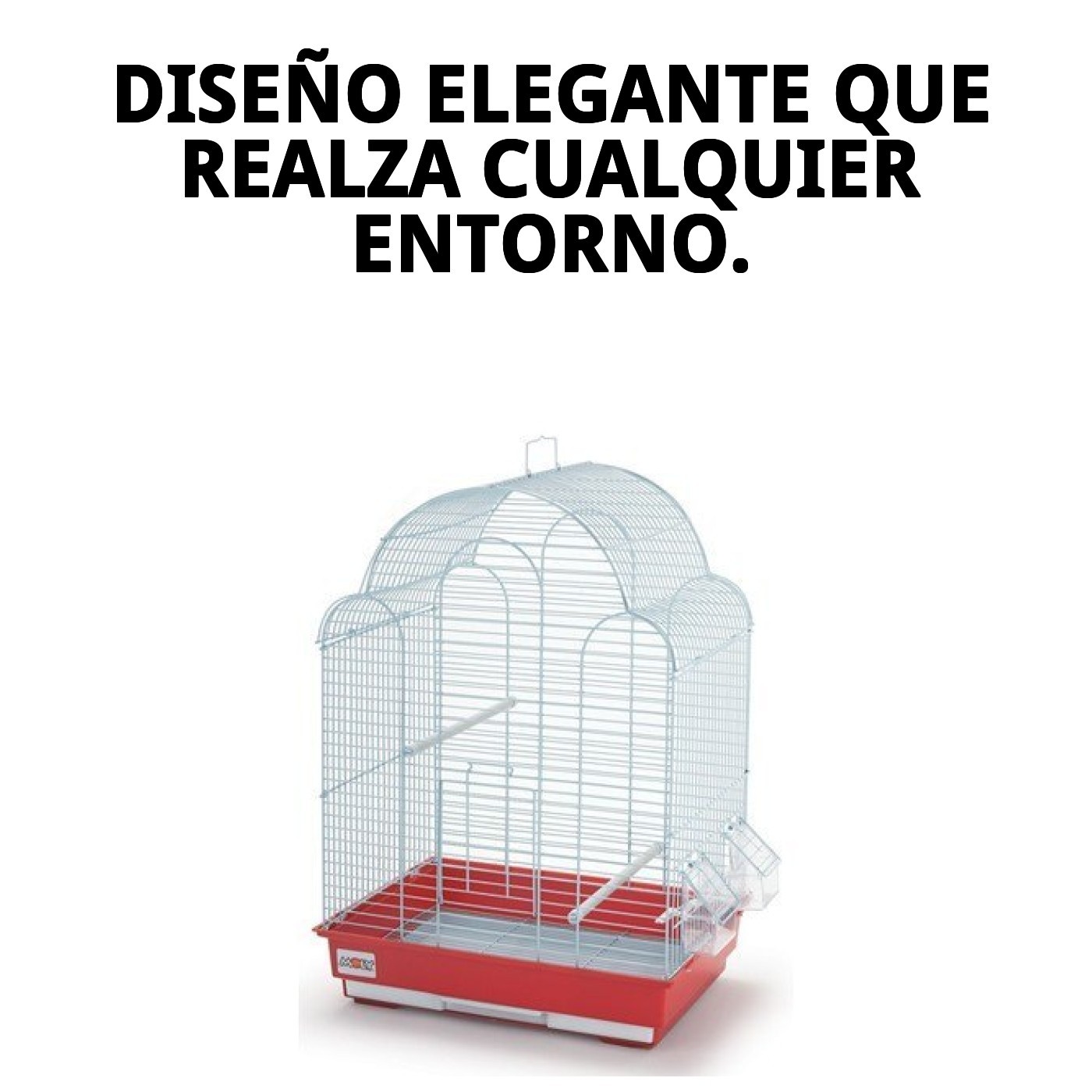 JAULA MILAN 42 X 30 X 57 CM. - 30412-BLA