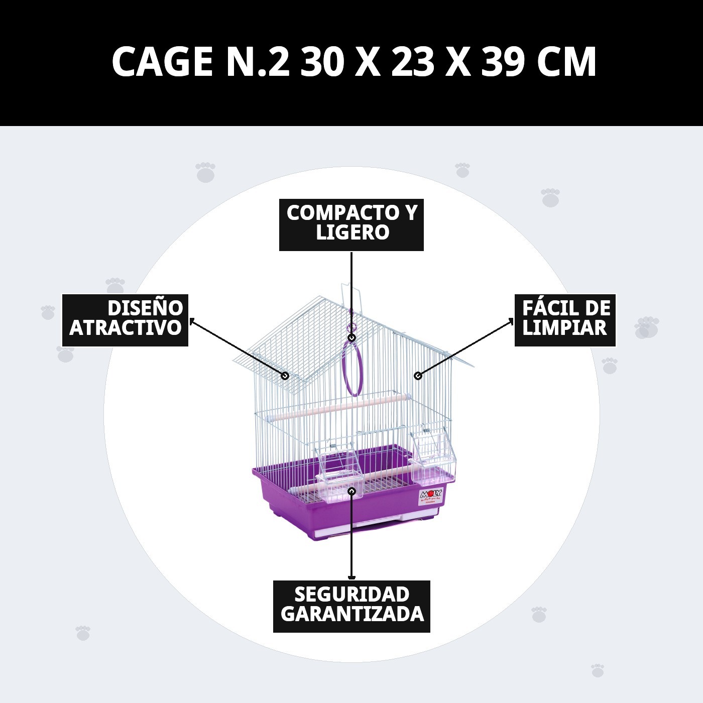 JAULA N.2 30X23X39 cm