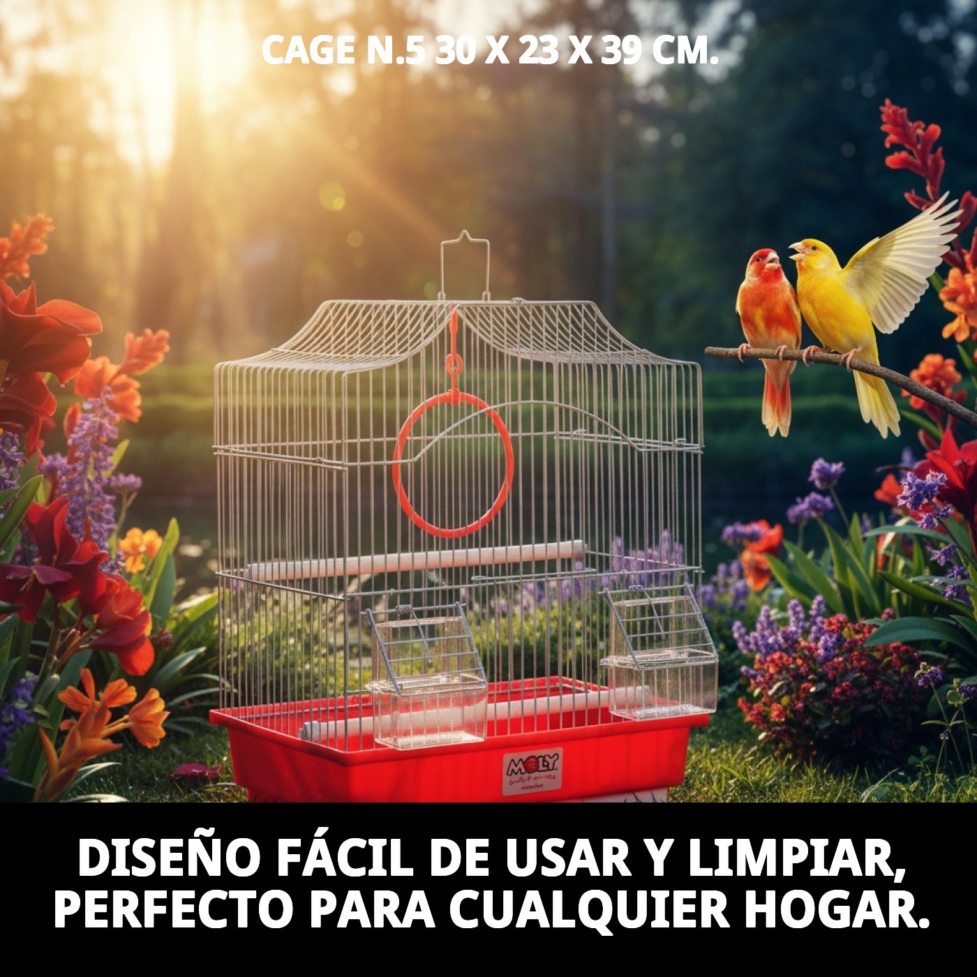 JAULA N.5 30 X 23 X 39 CM.