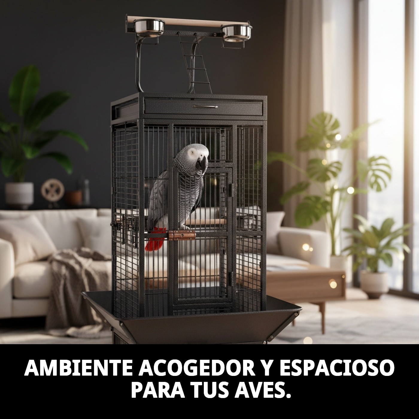 JAULA YACO 45'7 X 45'7 X 156 CM.