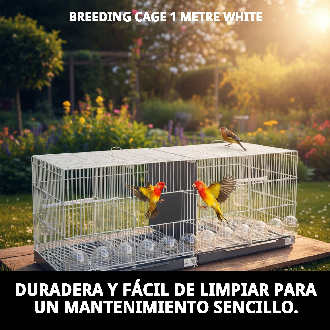 JAULON DE CRIA 1 METRO BLANCA