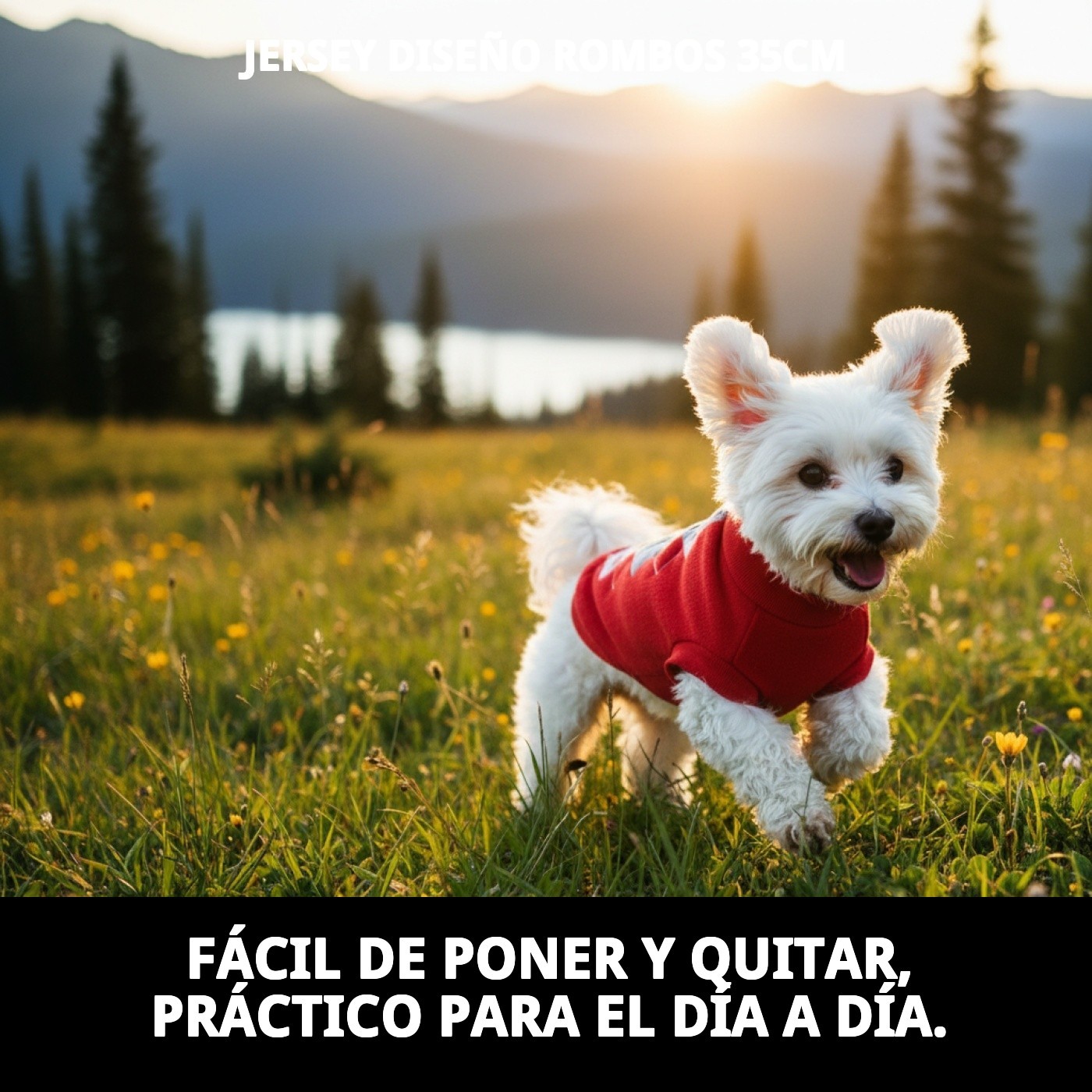 JERSEY DISEÑO ROMBOS 35cm