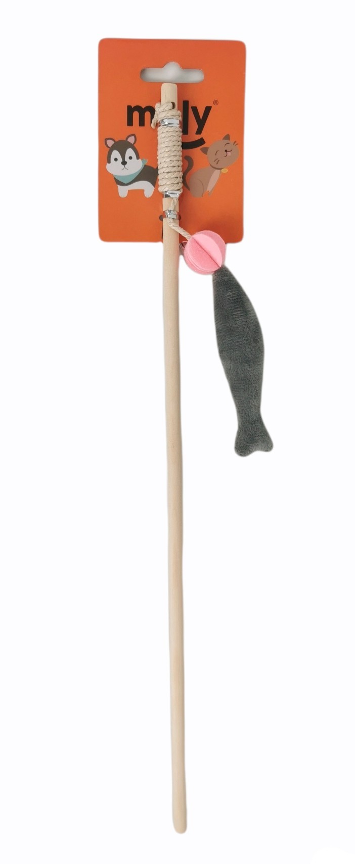 JUGUETE CAÑA INTERACTIVO 40 CMS CON PESCADITO