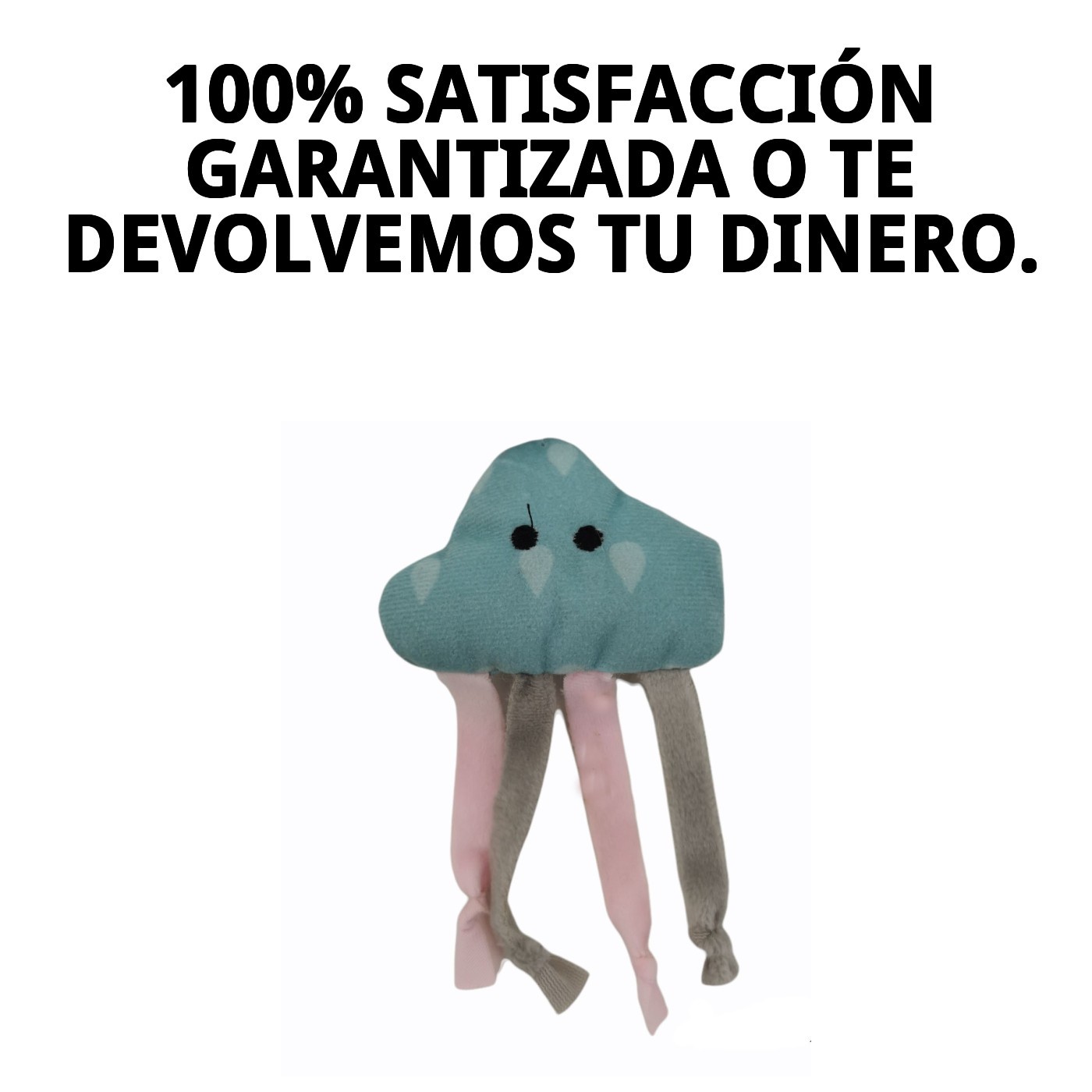 Juguete Nube para Perros Raza Pequeña 10 cm Moly | Mordedor Suave y Resistente para Perros Pequeños