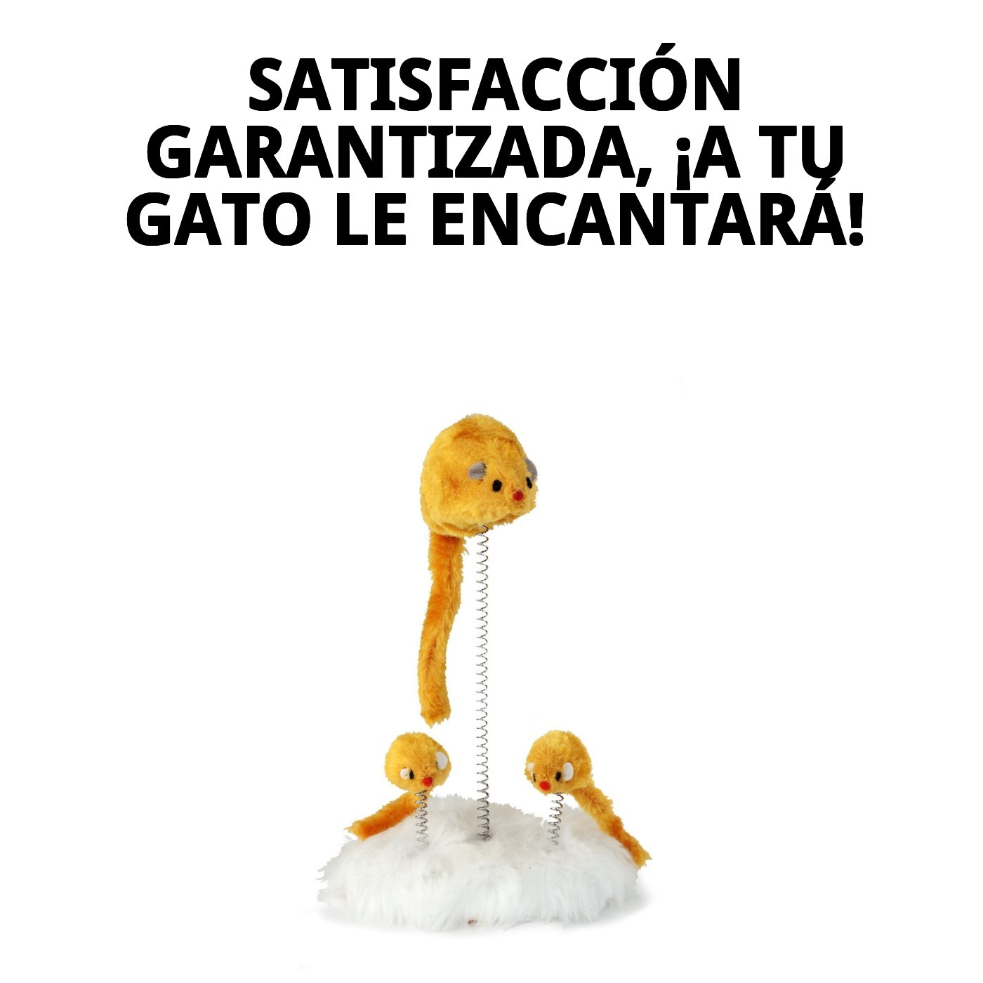 JUGUETE RATON C/MUELLE Y FAMILIA