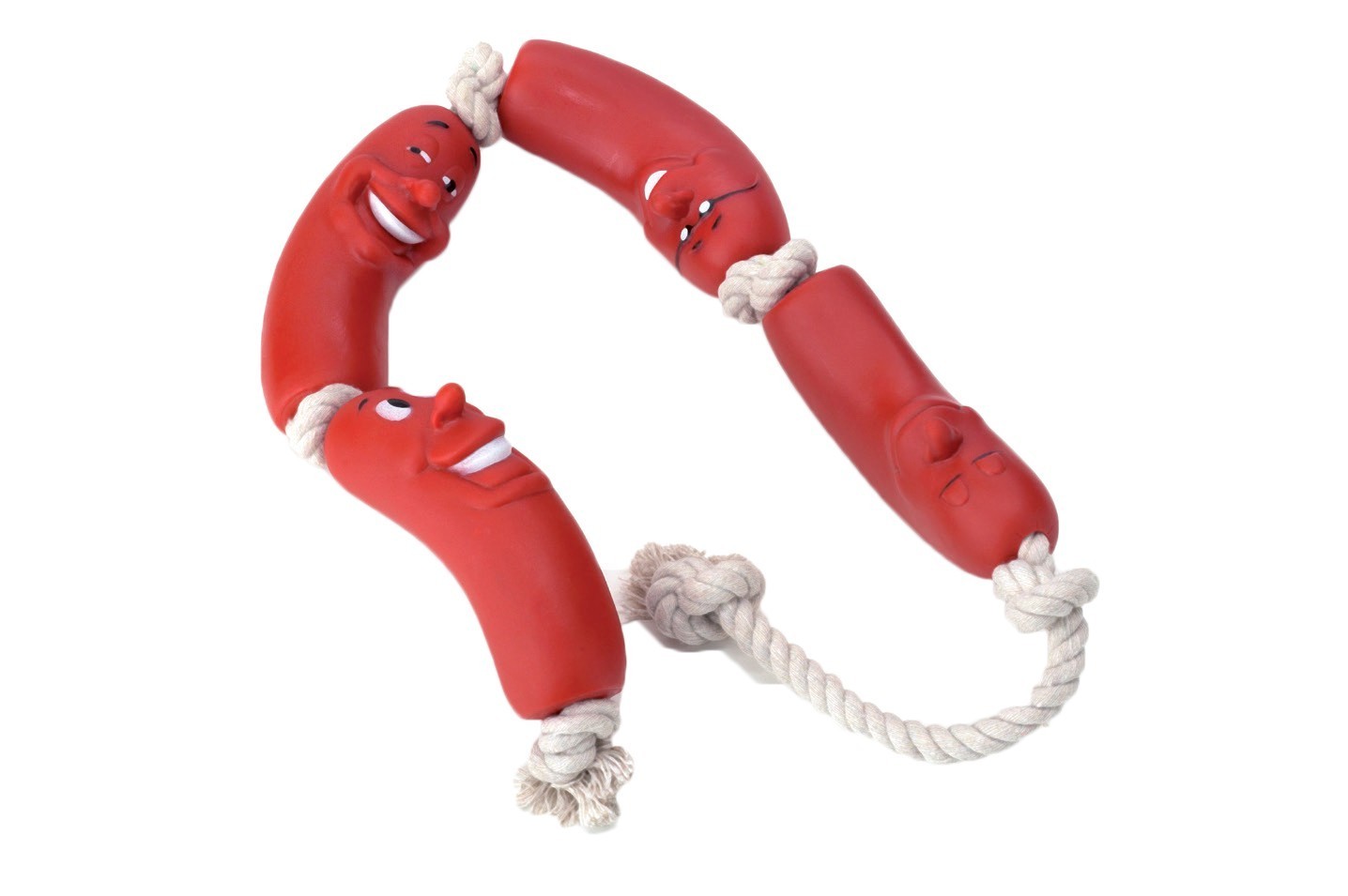 JUGUETE VINILO RISTRA SALCHICHA 75cm