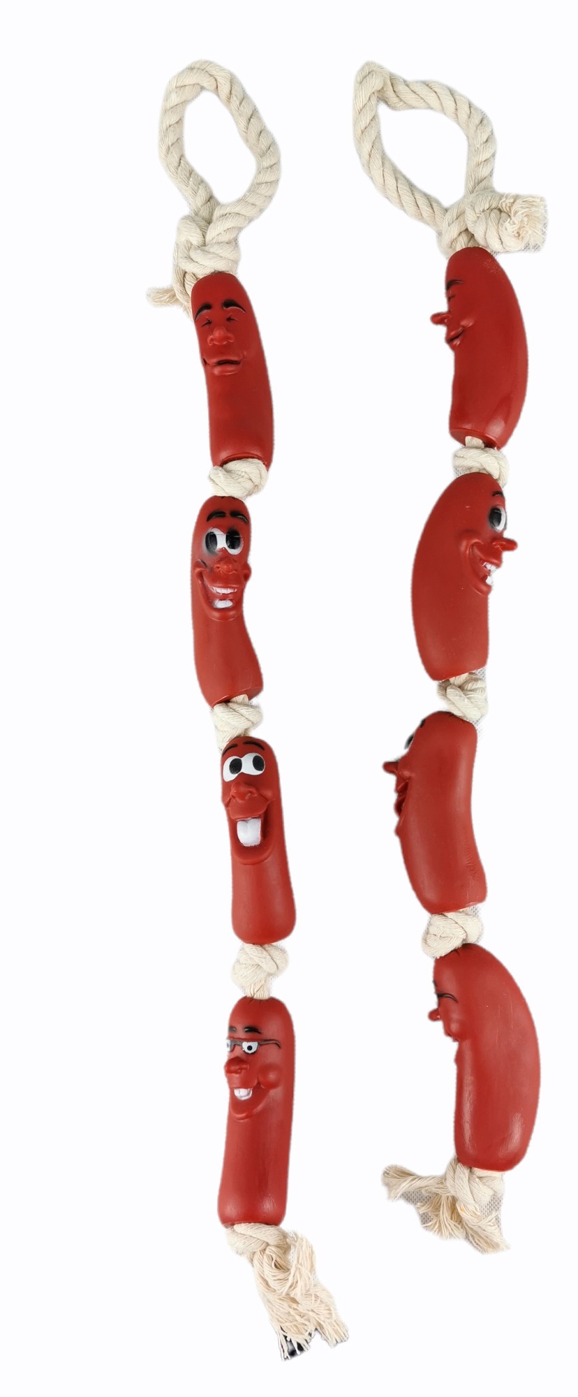 JUGUETE VINILO RISTRA SALCHICHA 75cm