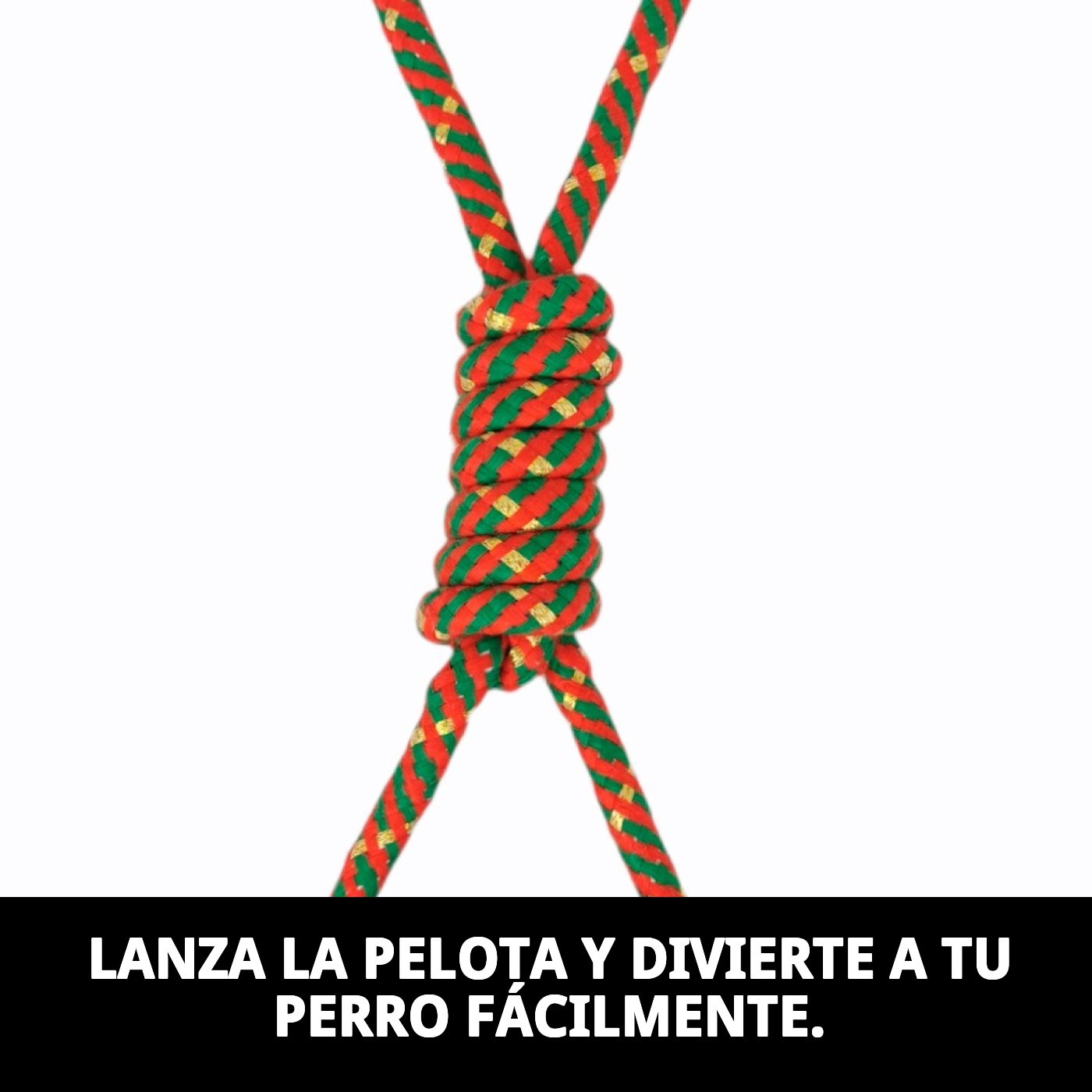 Lanzador con Pelota TPR Chia 43 cm Moly | Juguete Resistente para Lanzar, Morder y Jugar al Aire Libre