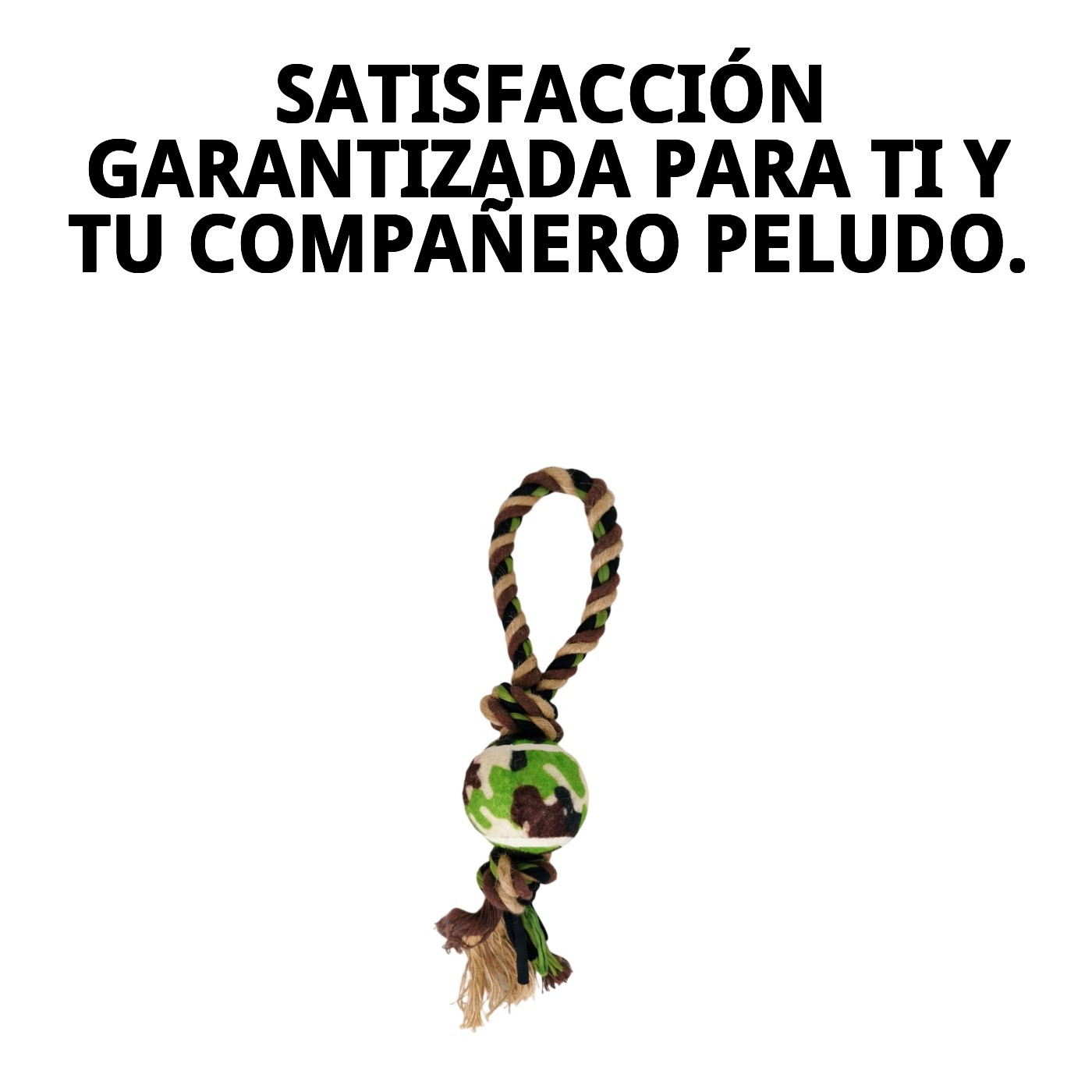 Lanzador Sisal Animalprint 33 cm Moly | Juguete Resistente y Elegante para Lanzar y Morder