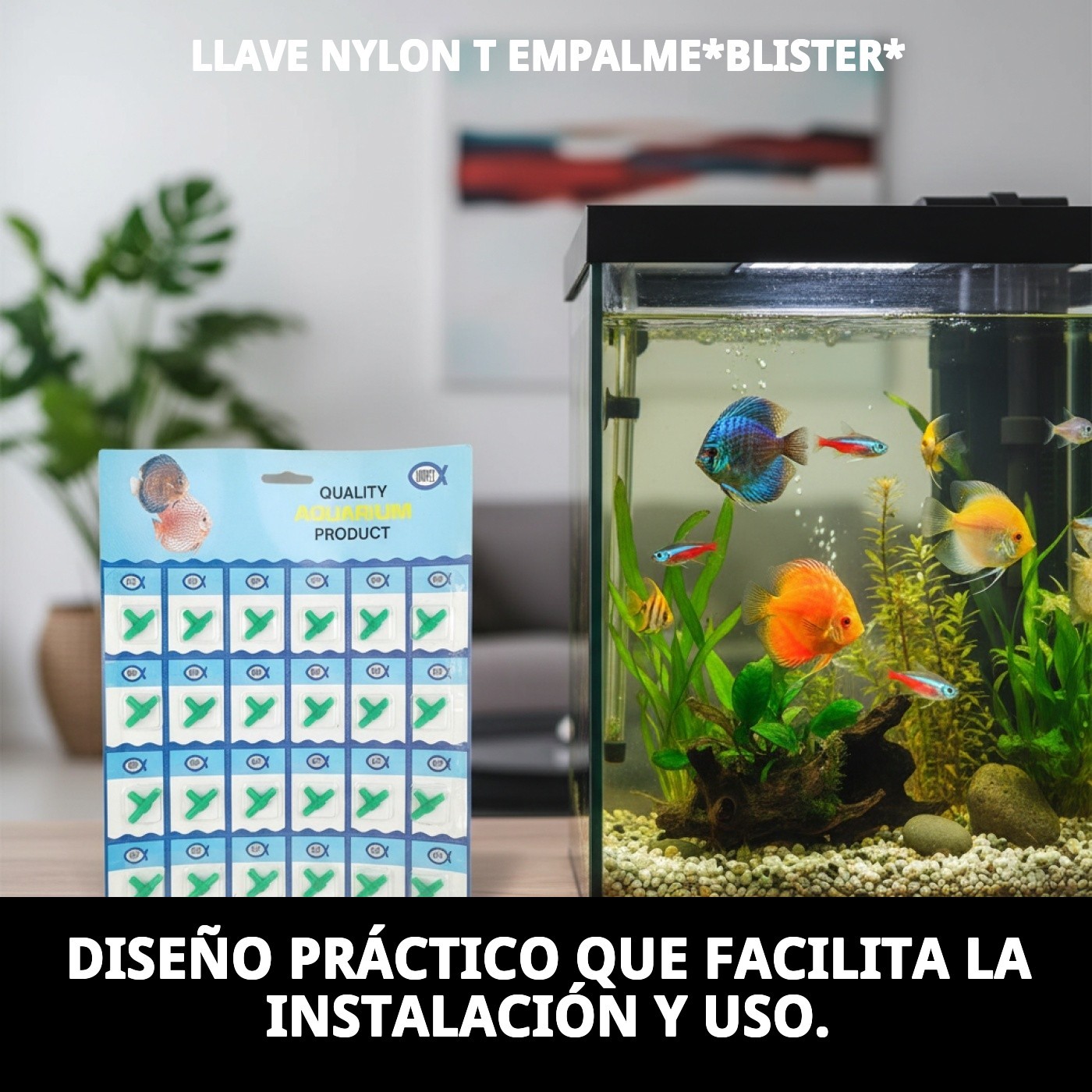 LLAVE NYLON T EMPALME*BLISTER*