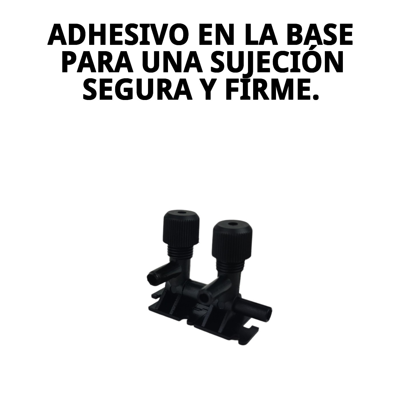 LLAVE PLASTICO 2 SALIDAS