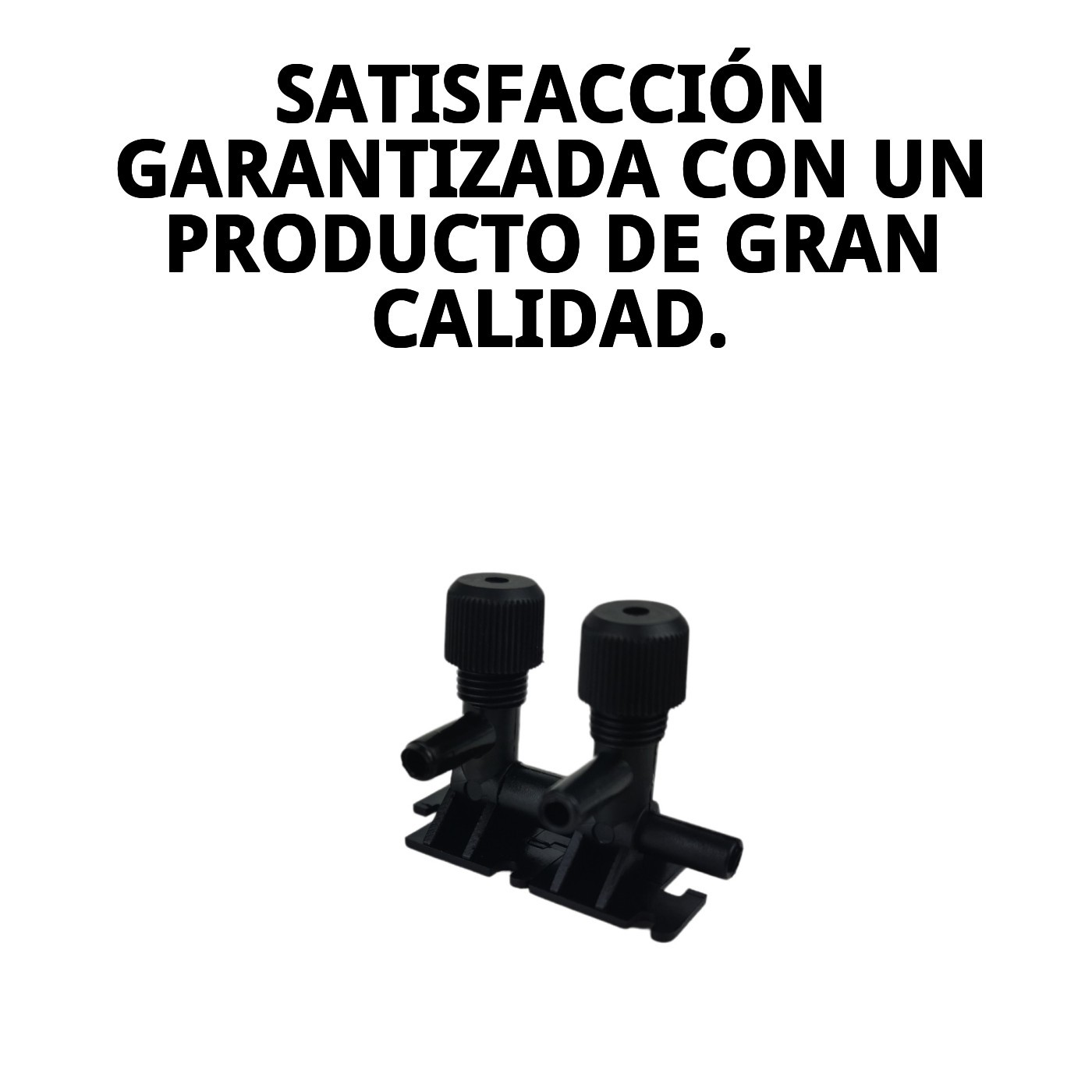 LLAVE PLASTICO 2 SALIDAS