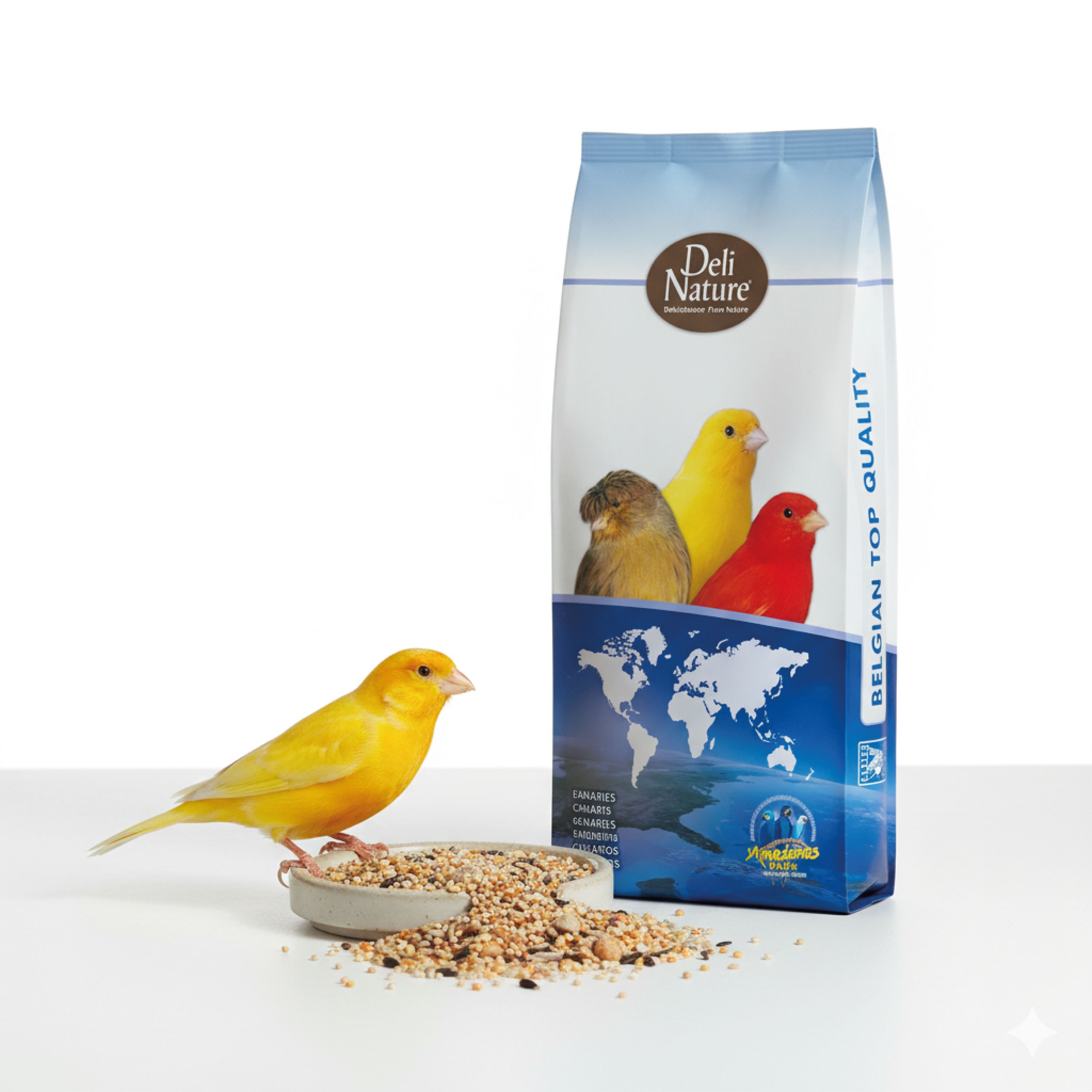 MEZCLA SUPERIOR CON PERILLA BLANCA CANARIOS 20 KG