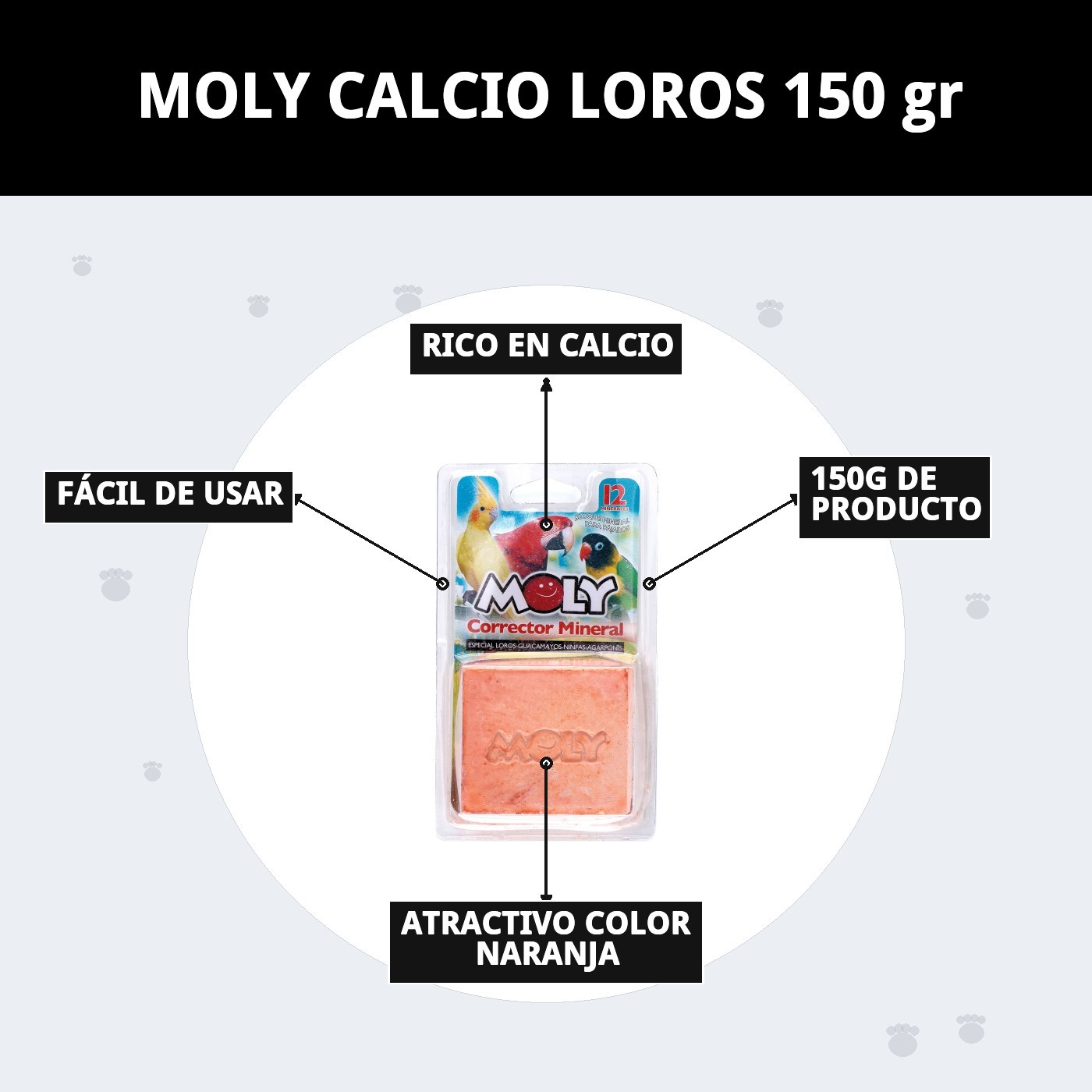MOLY CALCIO LOROS 150 gr