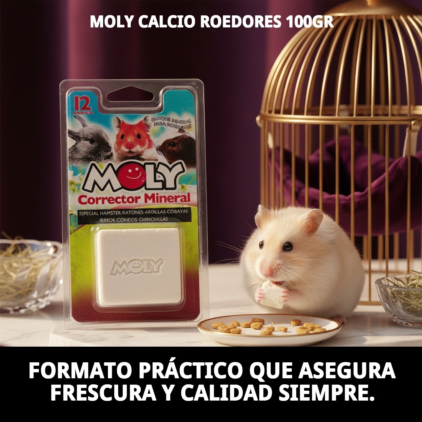 MOLY CALCIO ROEDORES 100gr