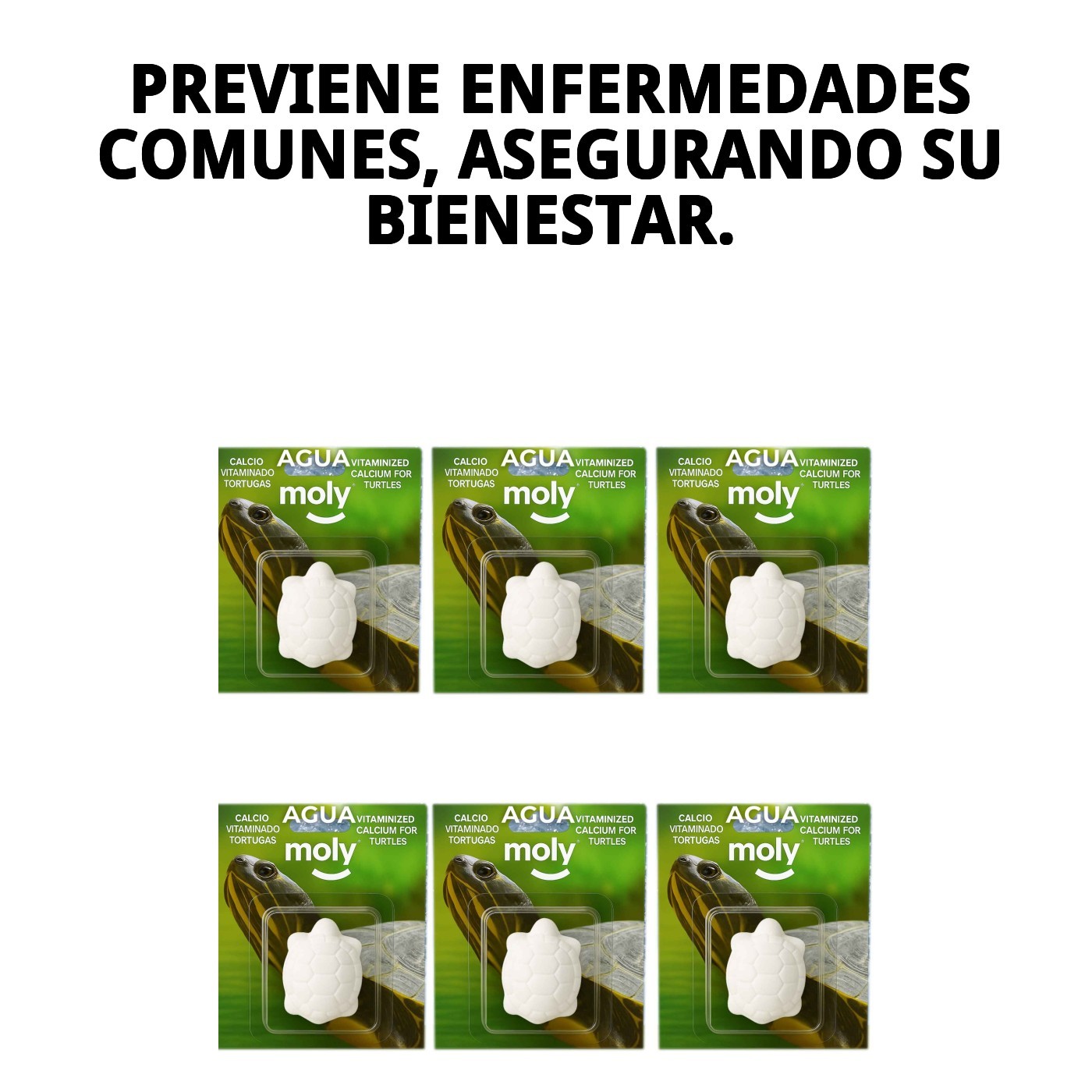 MOLY CALCIO TORTUGAS ACONDICIONADOR AGUA GRANDE