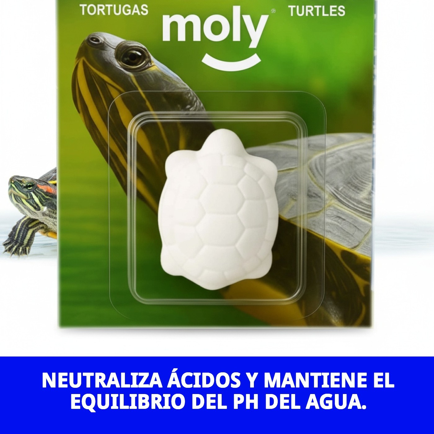 MOLY CALCIO TORTUGAS ACONDICIONADOR AGUA GRANDE