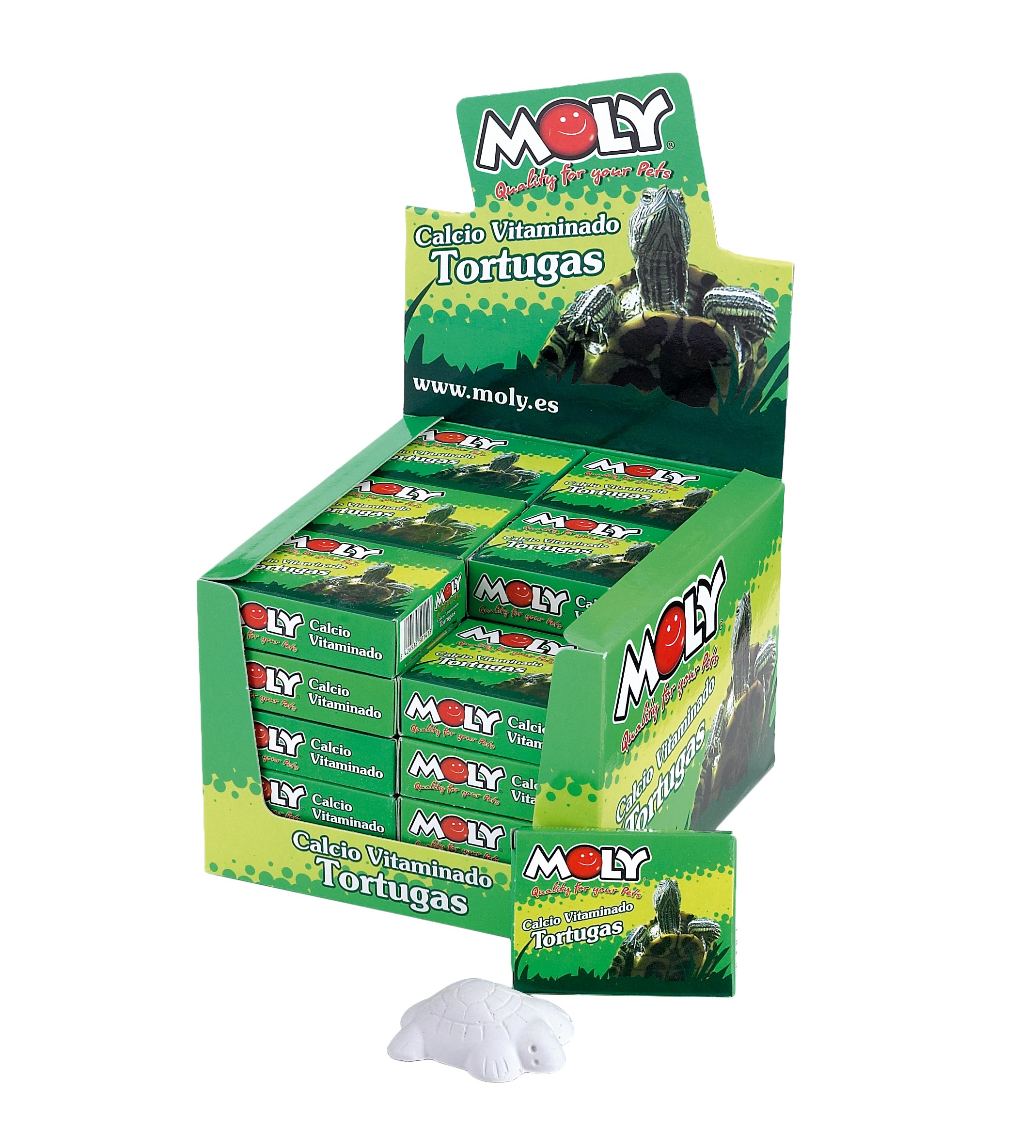 MOLY CALCIO TORTUGAS EXPO X 30 UNID