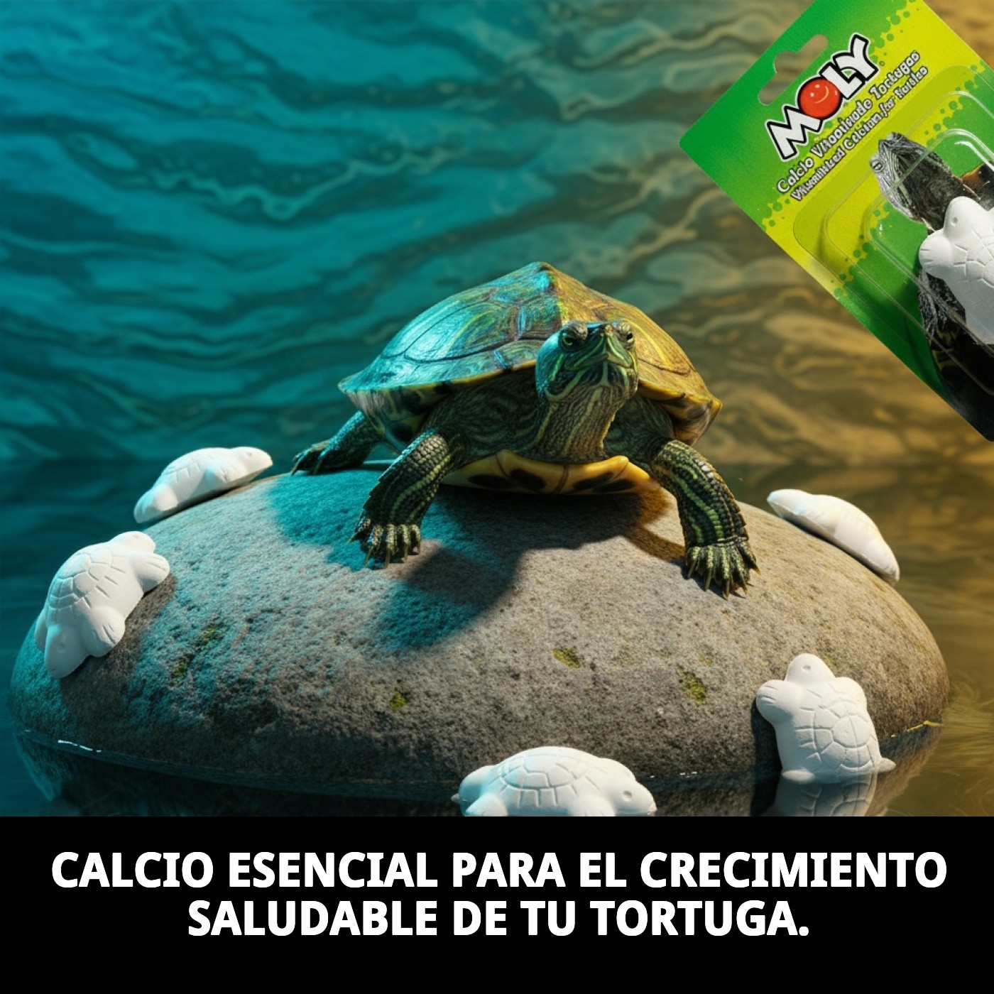 MOLY CALCIO TORTUGAS  PEQUEÑAS