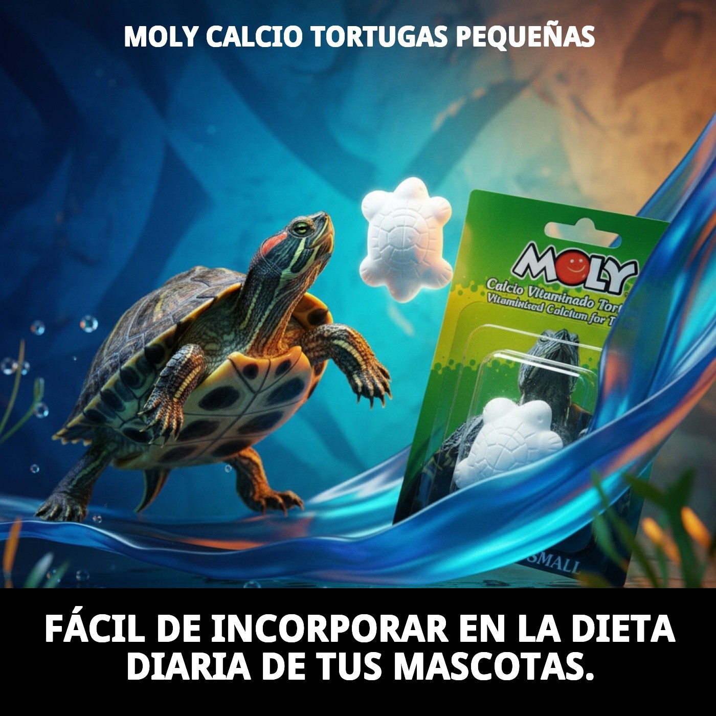 MOLY CALCIO TORTUGAS  PEQUEÑAS