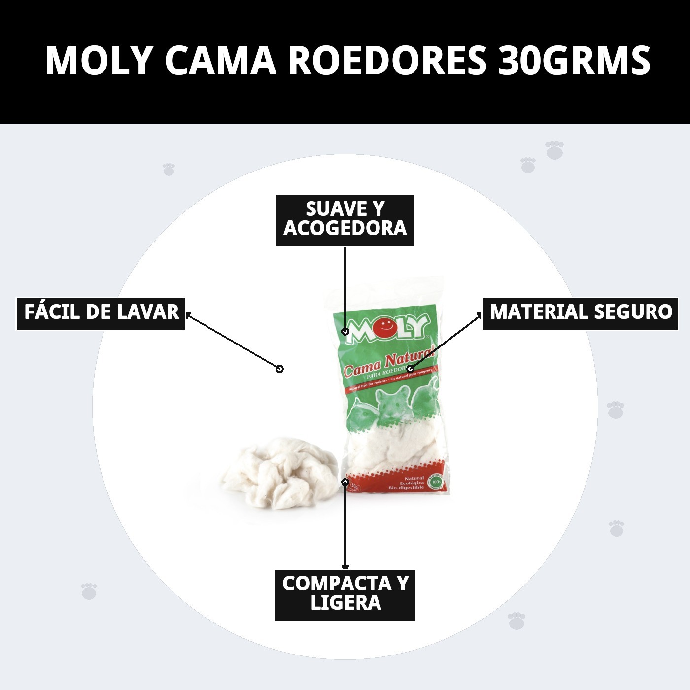 MOLY CAMA ROEDORES 30GRMS