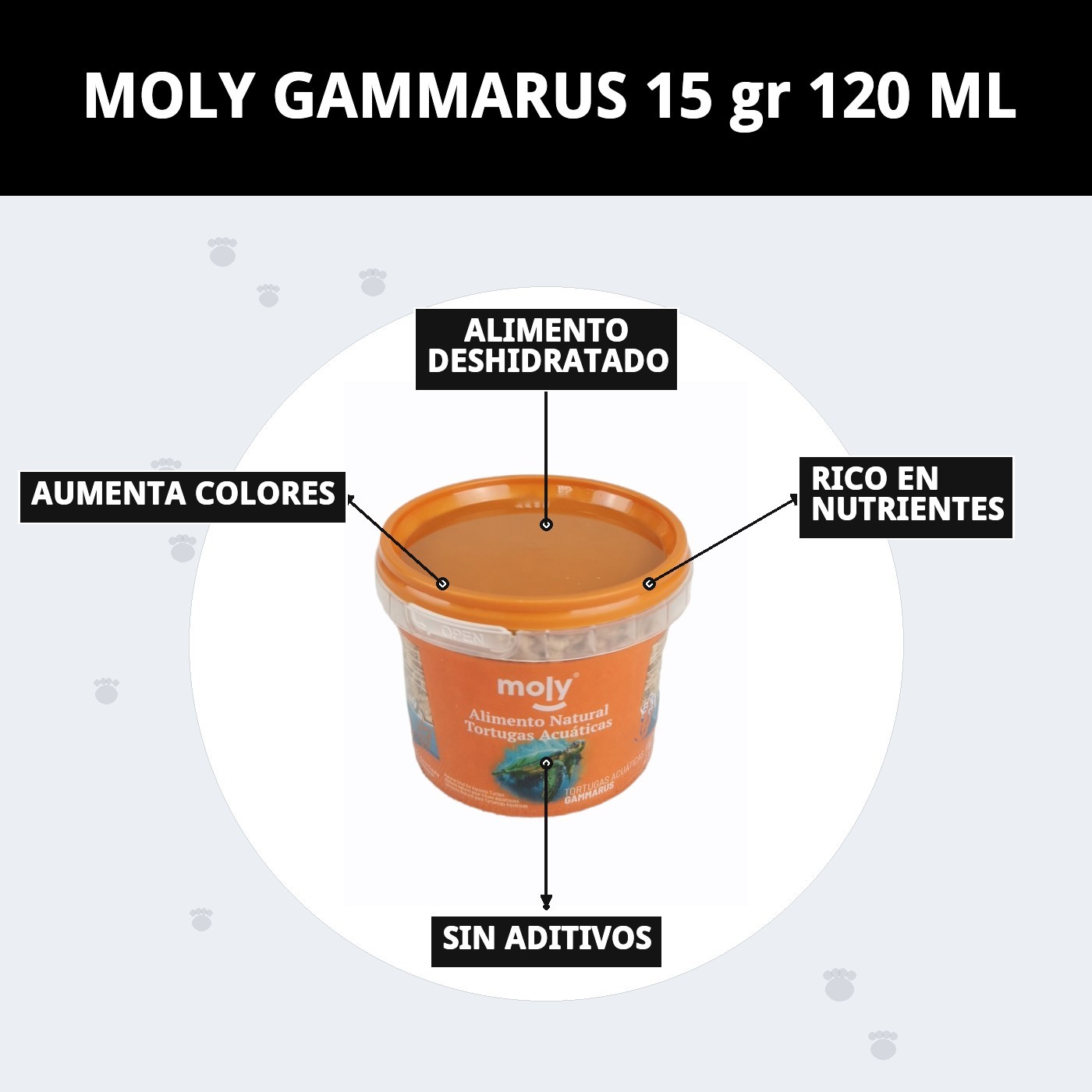MOLY GAMMARUS 15 gr 120 ML