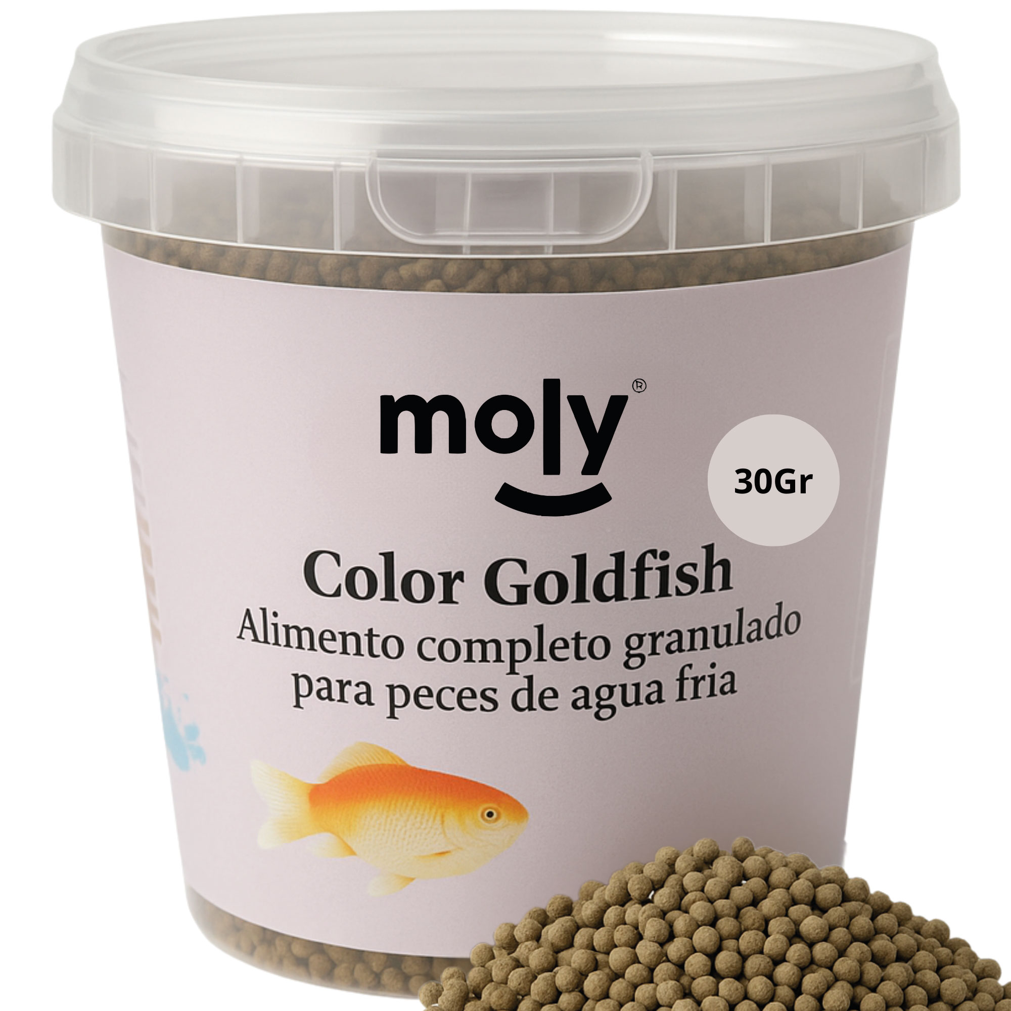 MOLY GOLDFISH COLOR GRANULADO 30 GRMS /120ML